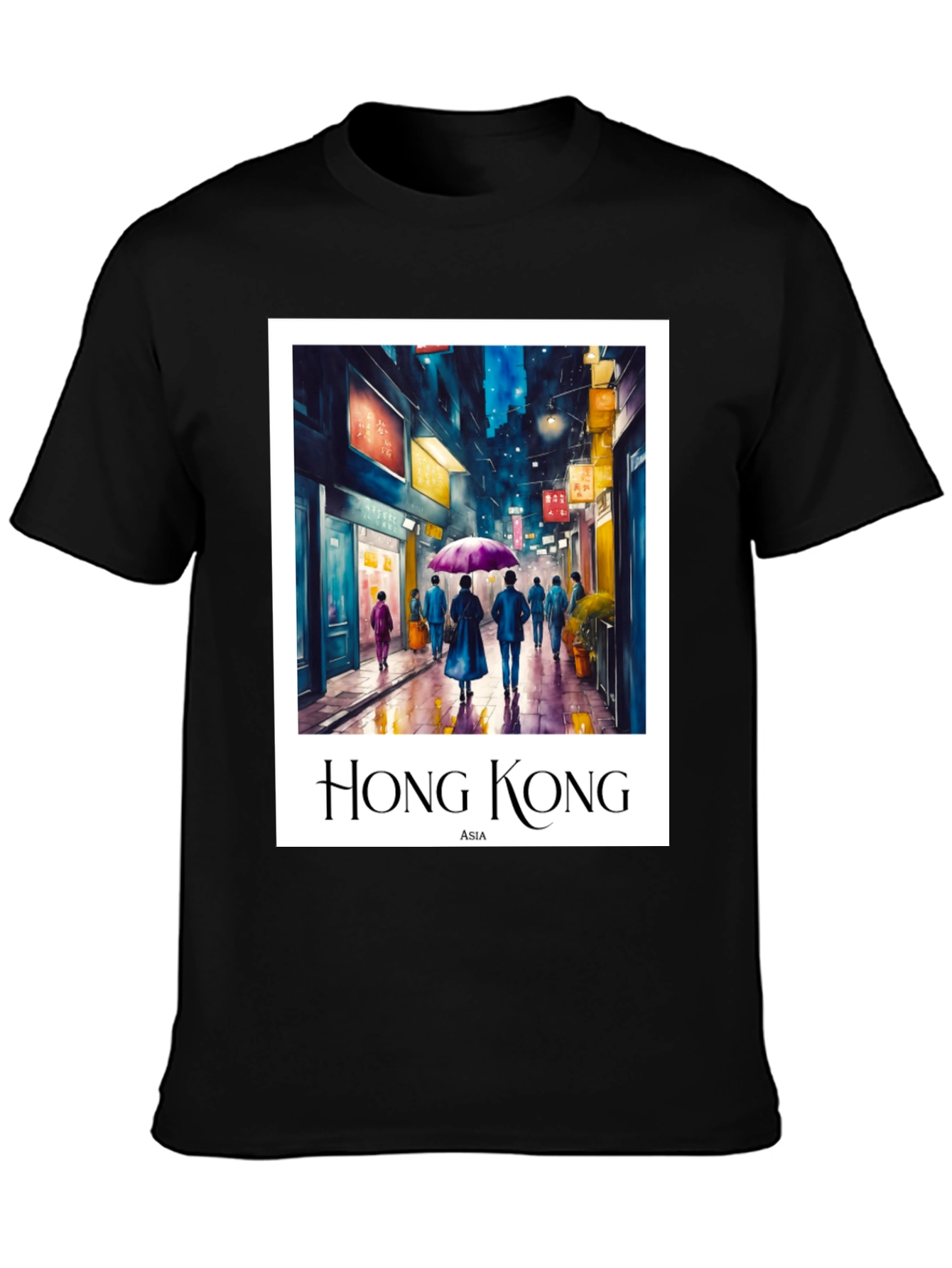 Hong Kong Asia Tee - Cityscape Design
