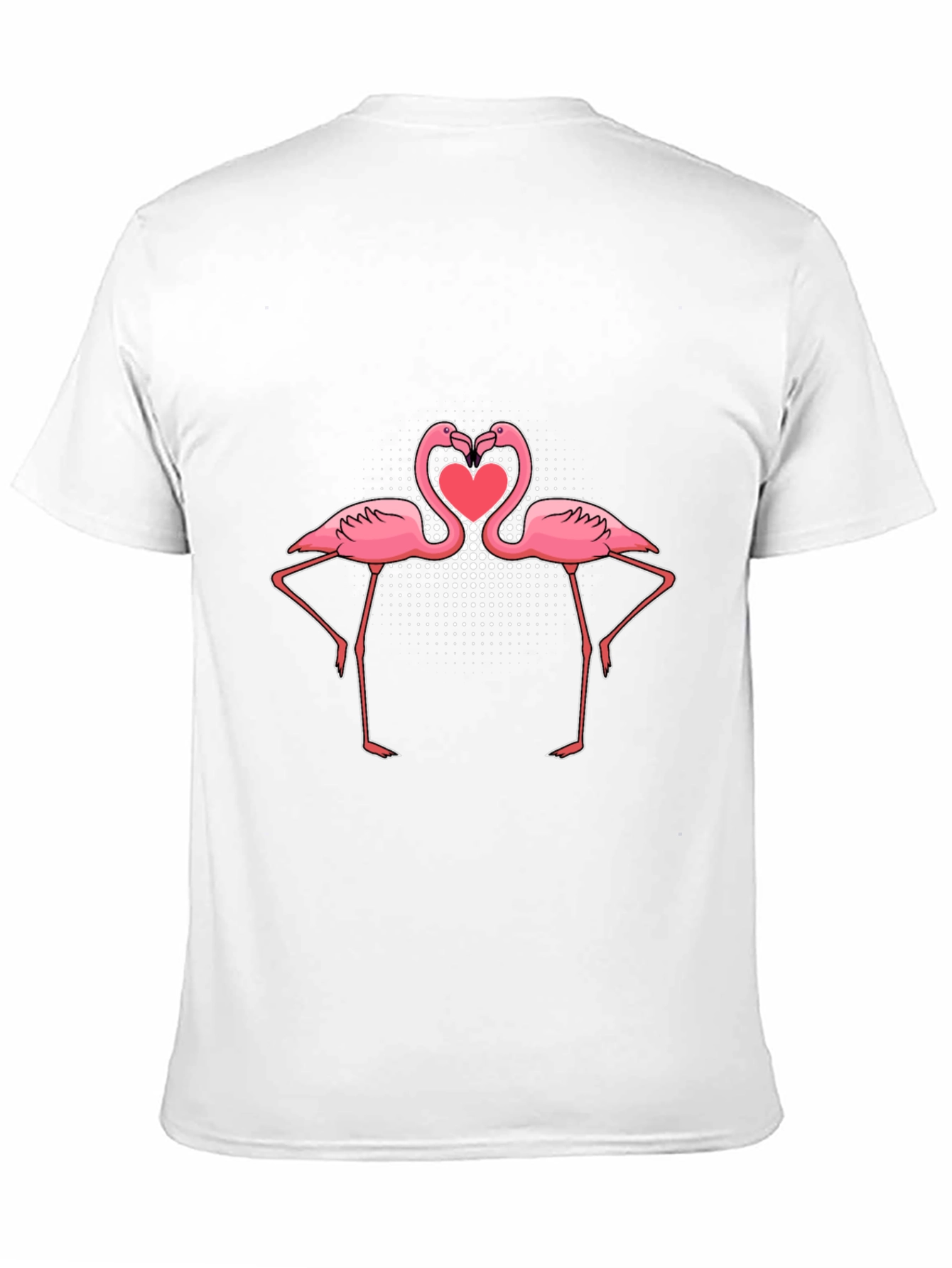 Flamingo Heart T-Shirt - Love Birds Tee