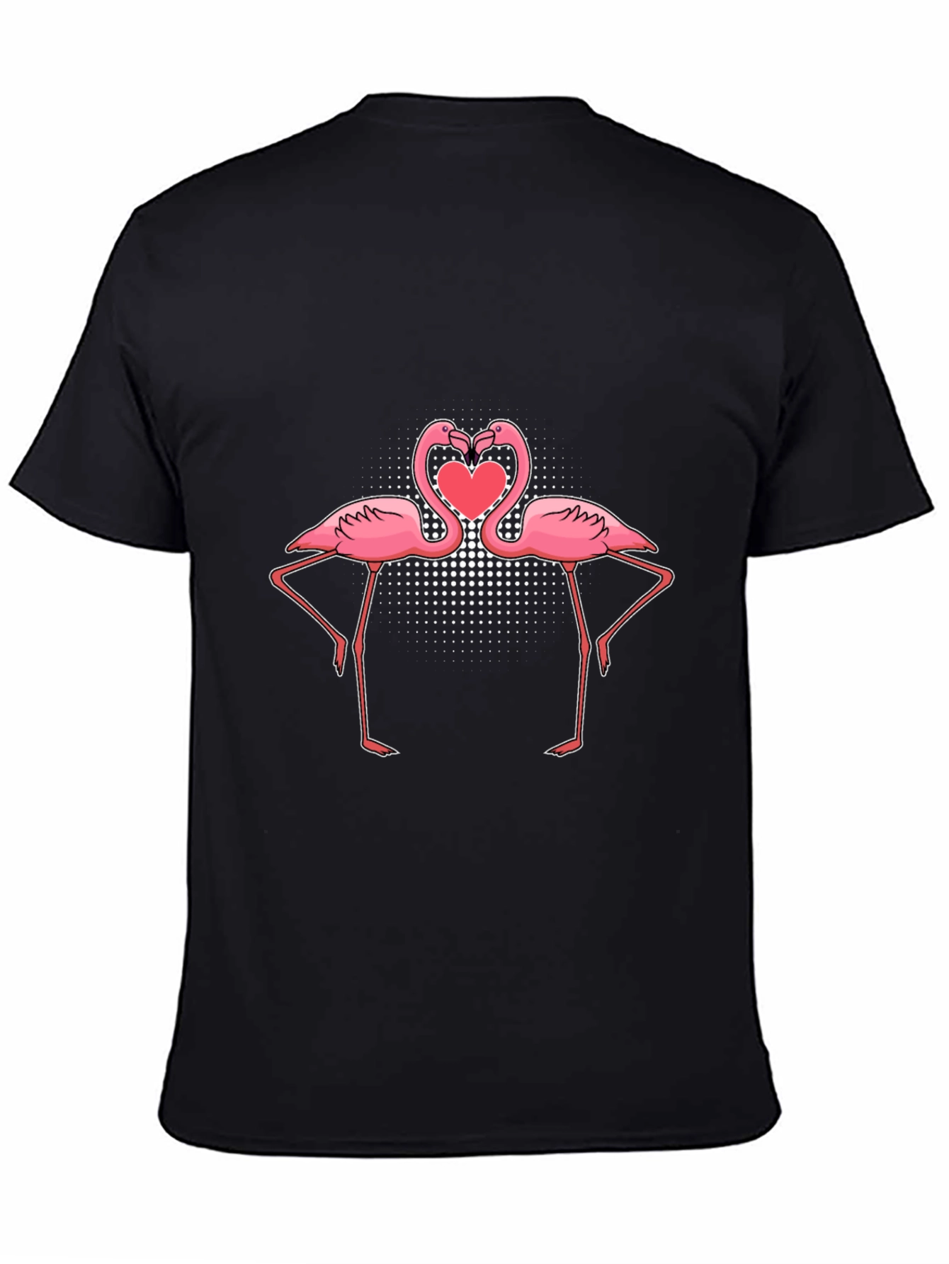 Flamingo Heart T-Shirt - Love Birds Tee