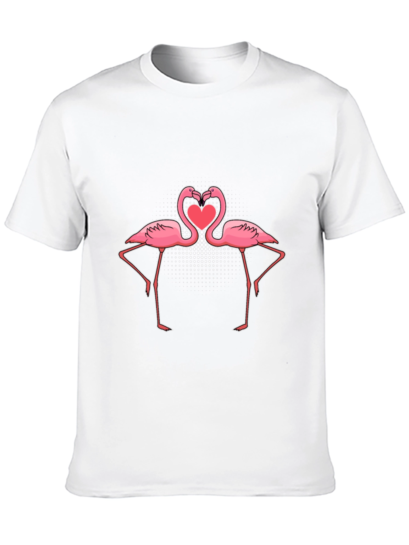Flamingo Heart T-Shirt - Love Birds Tee