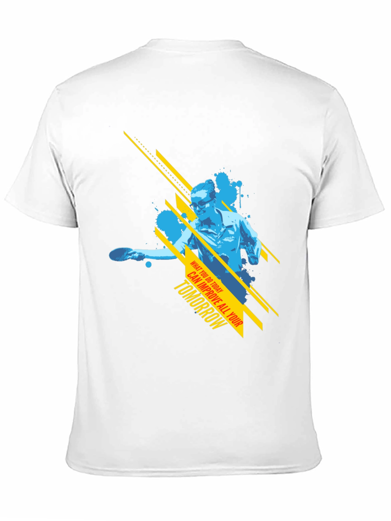 Table Tennis Graphic Tee - Improve Tomorrow T-Shirt