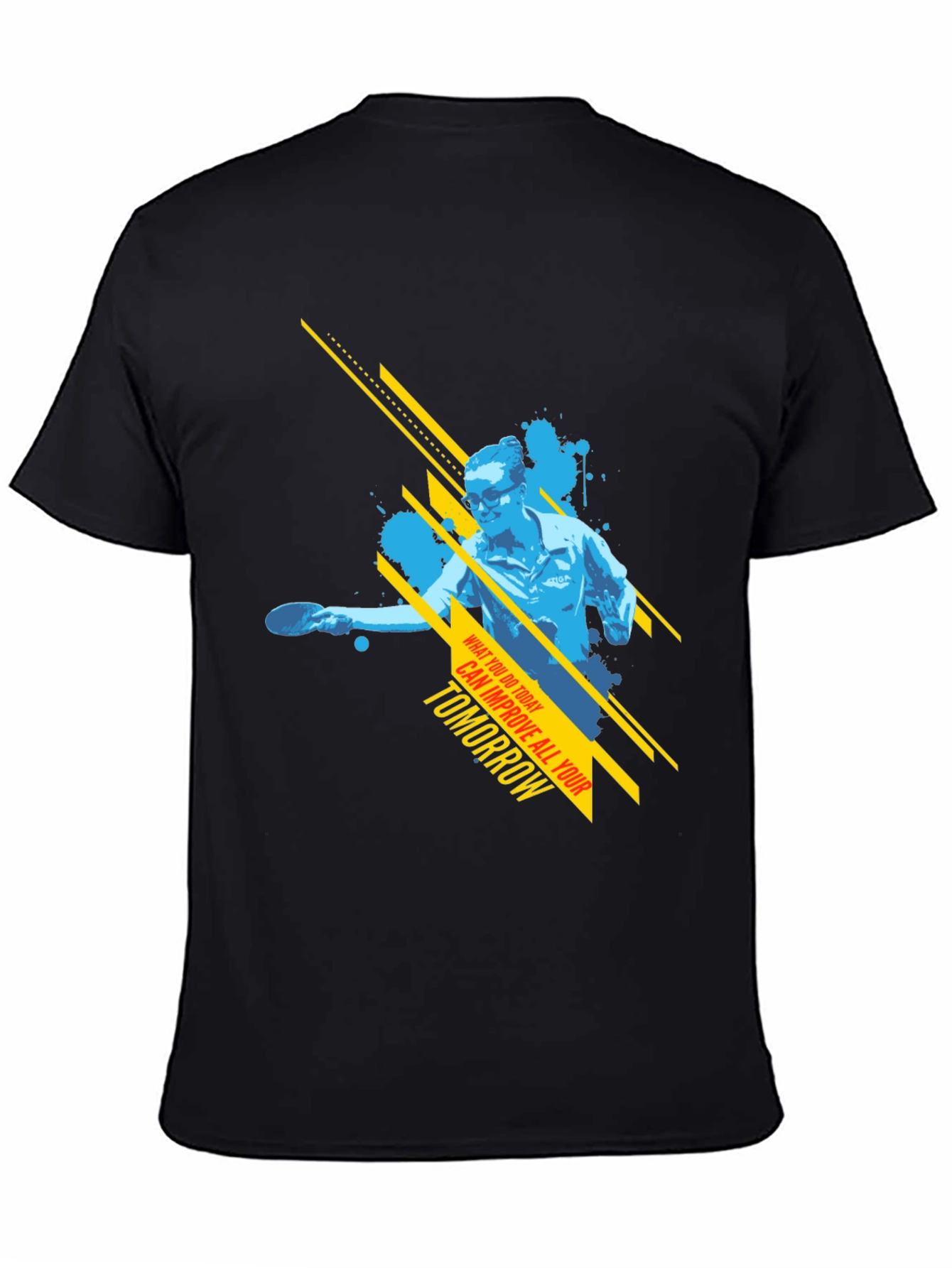 Table Tennis Graphic Tee - Improve Tomorrow T-Shirt