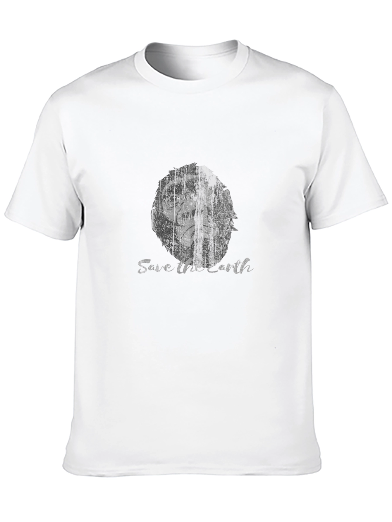 Save the Earth Ape Graphic T-Shirt