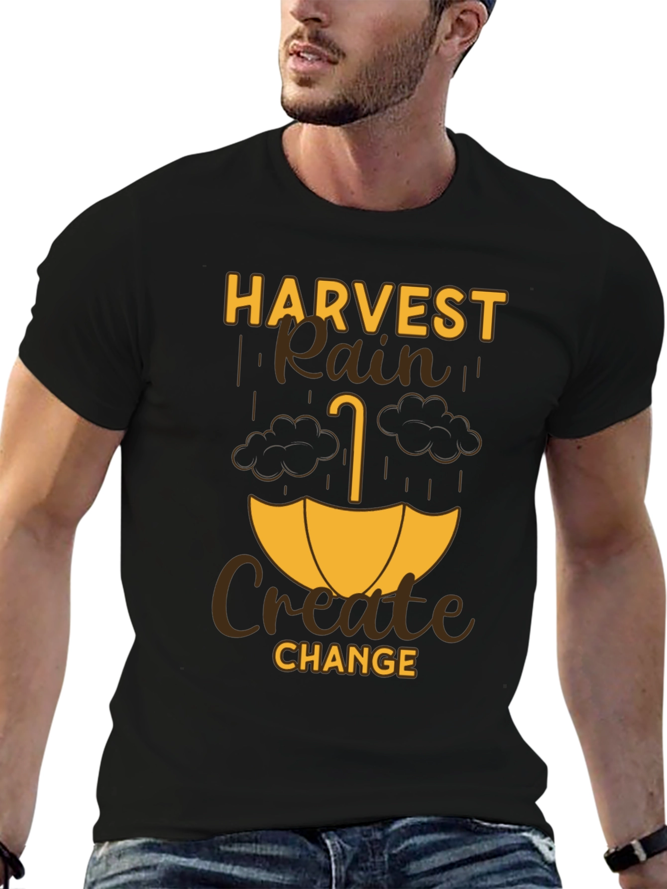 Harvest Rain Create Change Graphic Tee