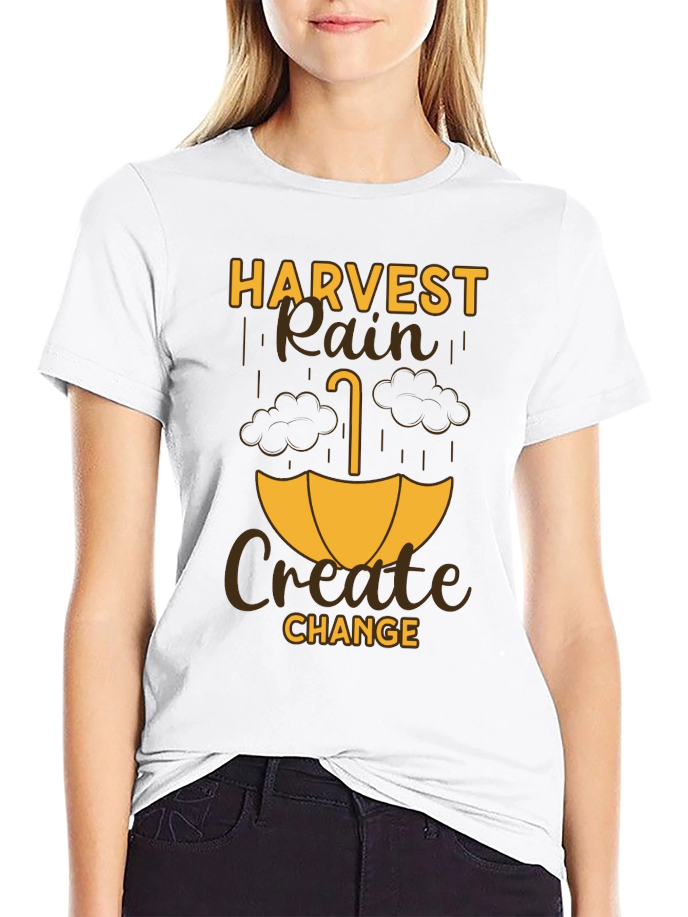 Harvest Rain Create Change Graphic Tee