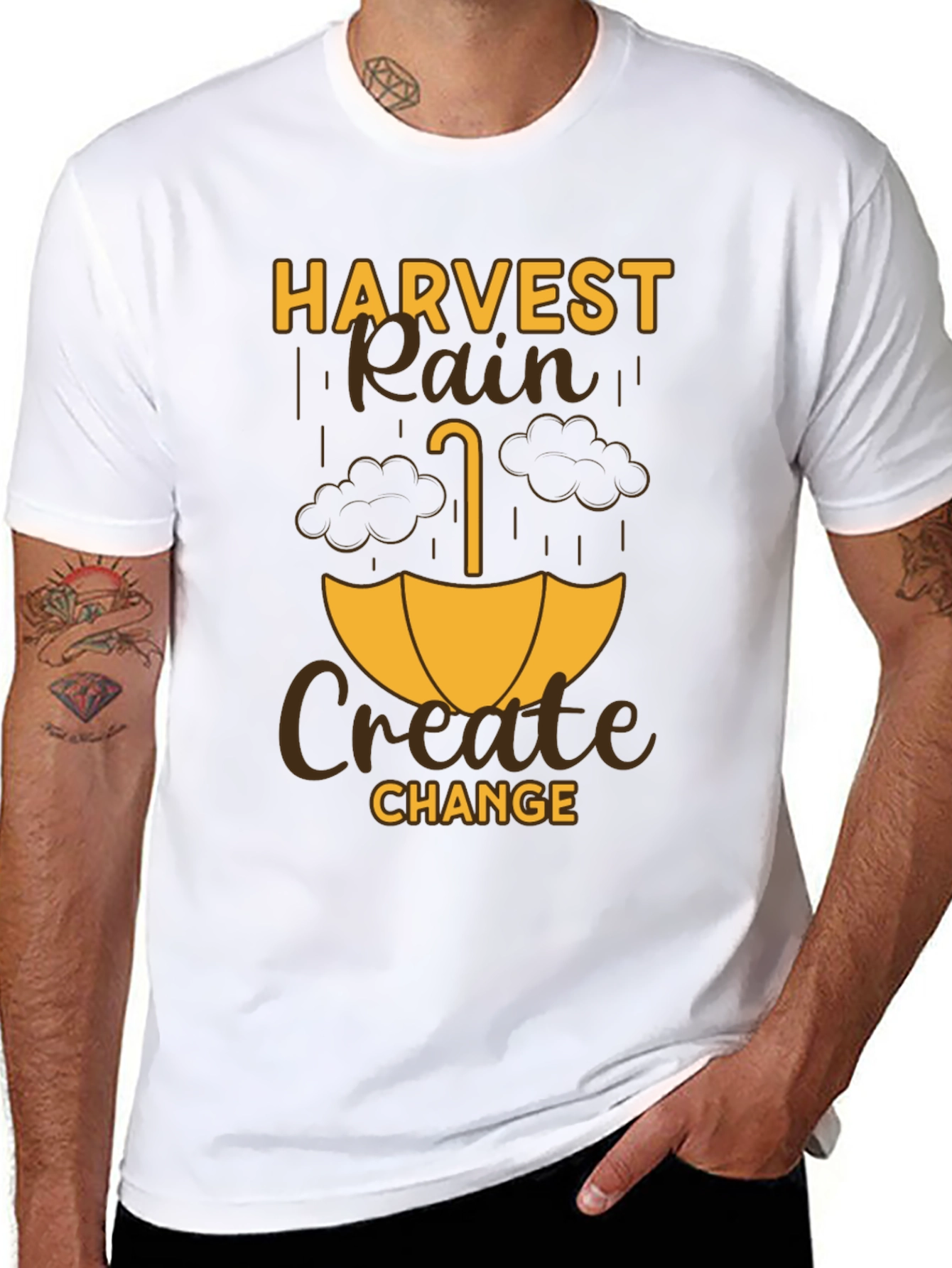 Harvest Rain Create Change Graphic Tee