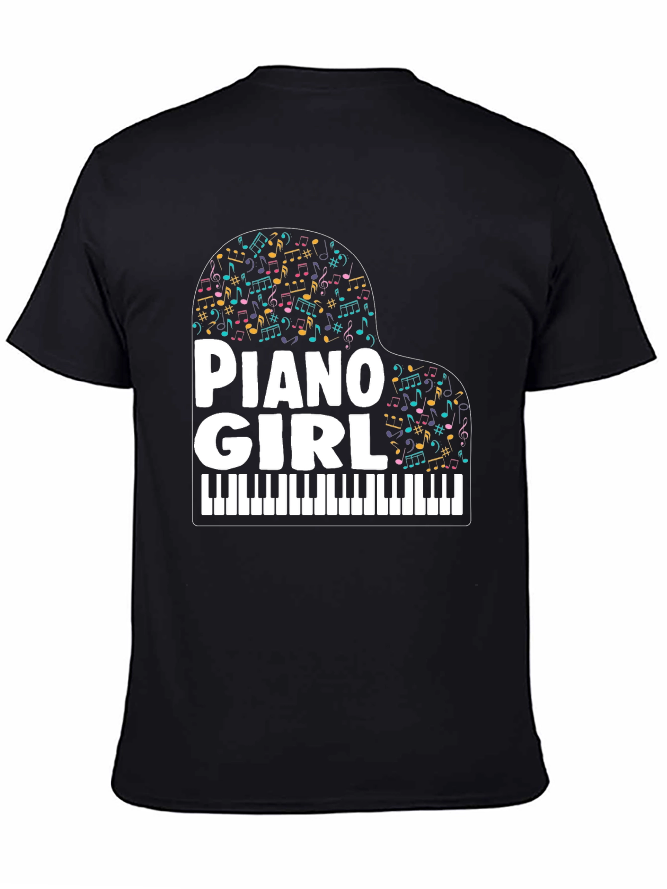 Piano Girl Music Lover T-Shirt