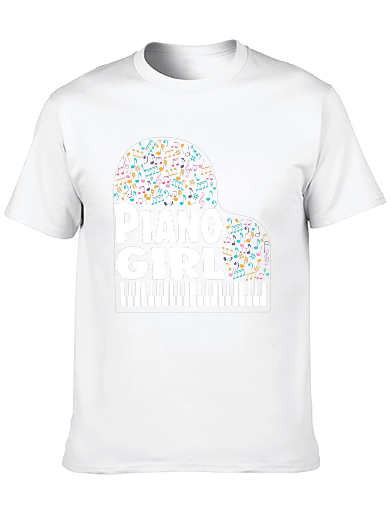 Piano Girl Music Lover T-Shirt