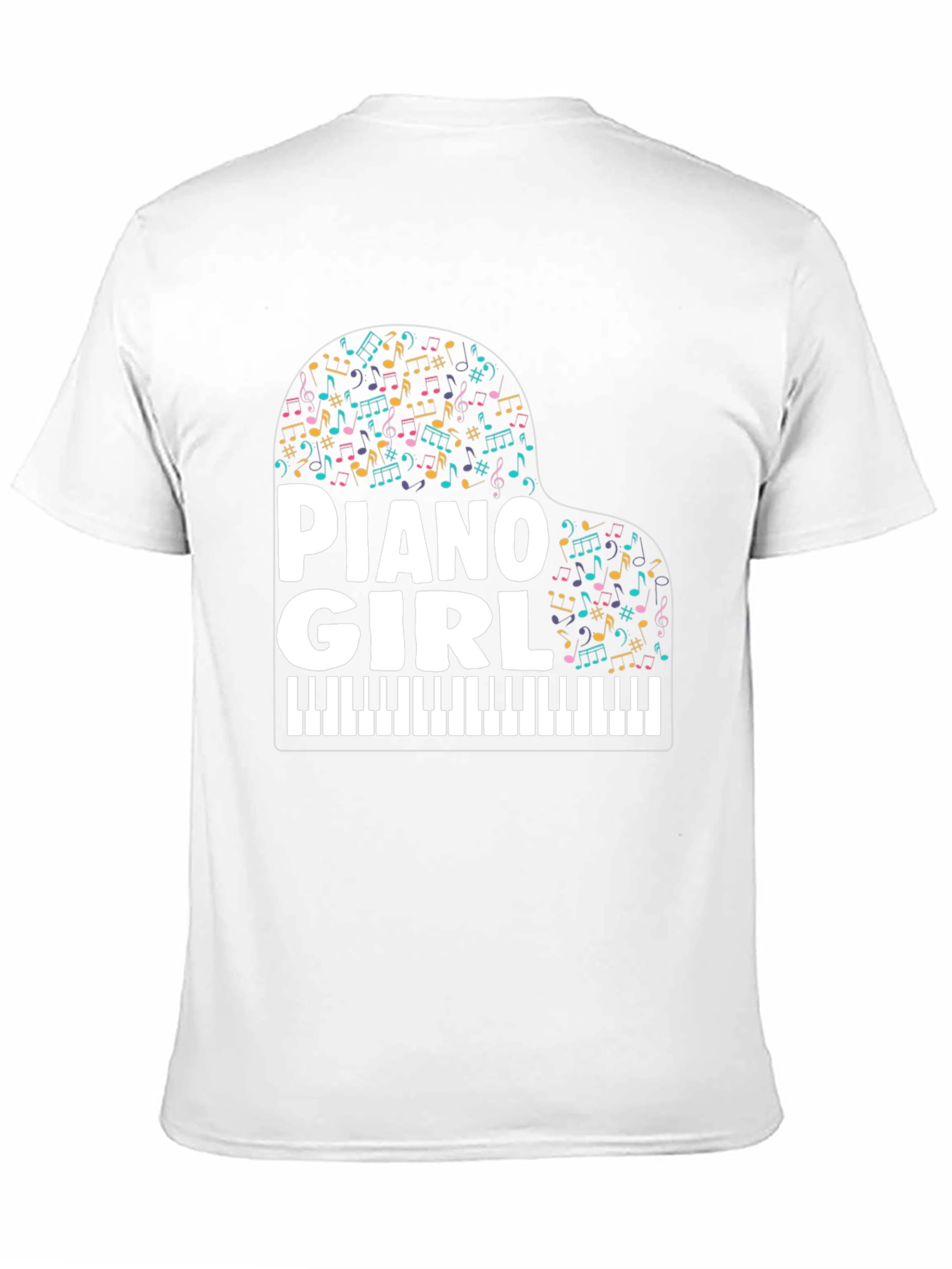 Piano Girl Music Lover T-Shirt
