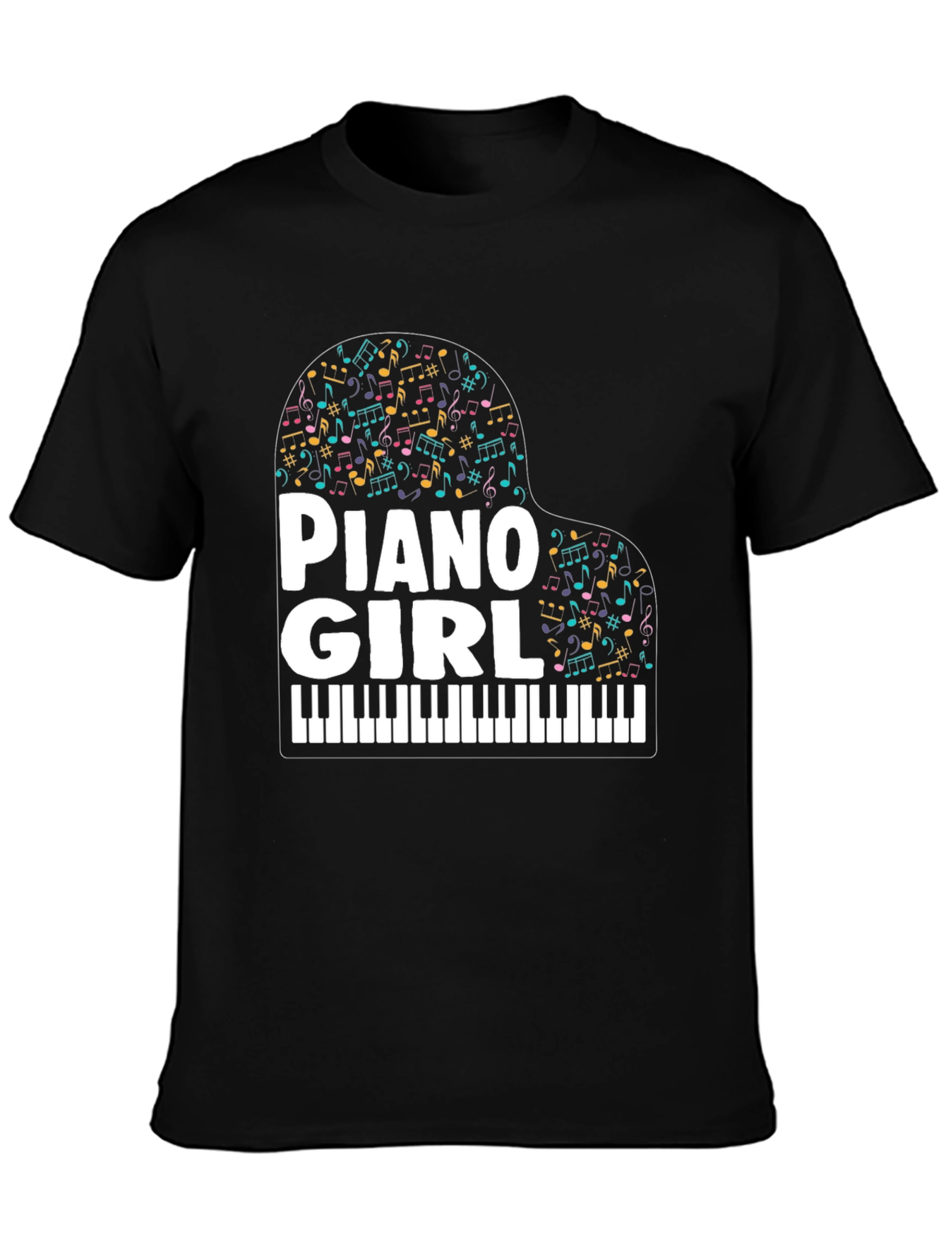 Piano Girl Music Lover T-Shirt