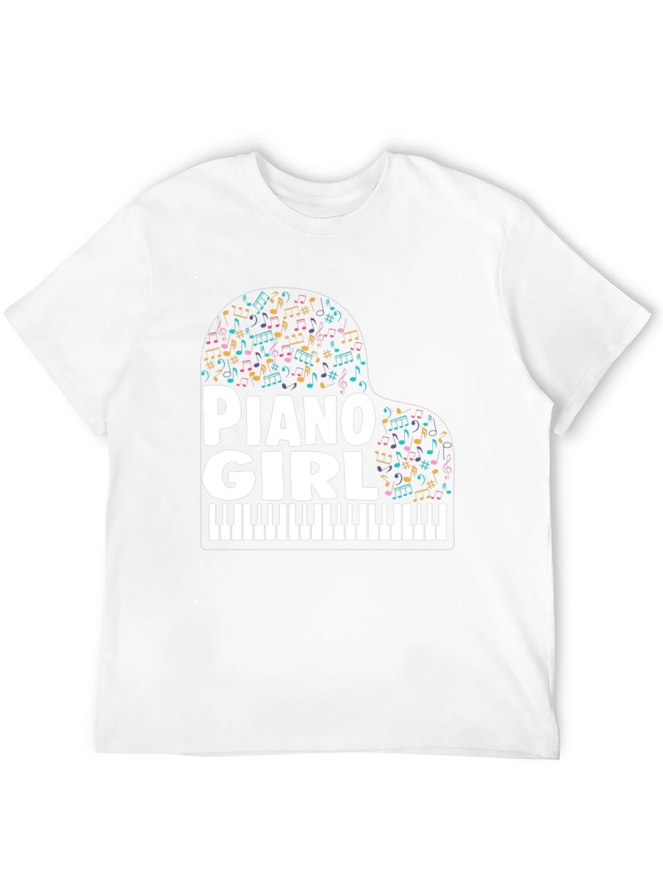 Piano Girl Music Lover T-Shirt