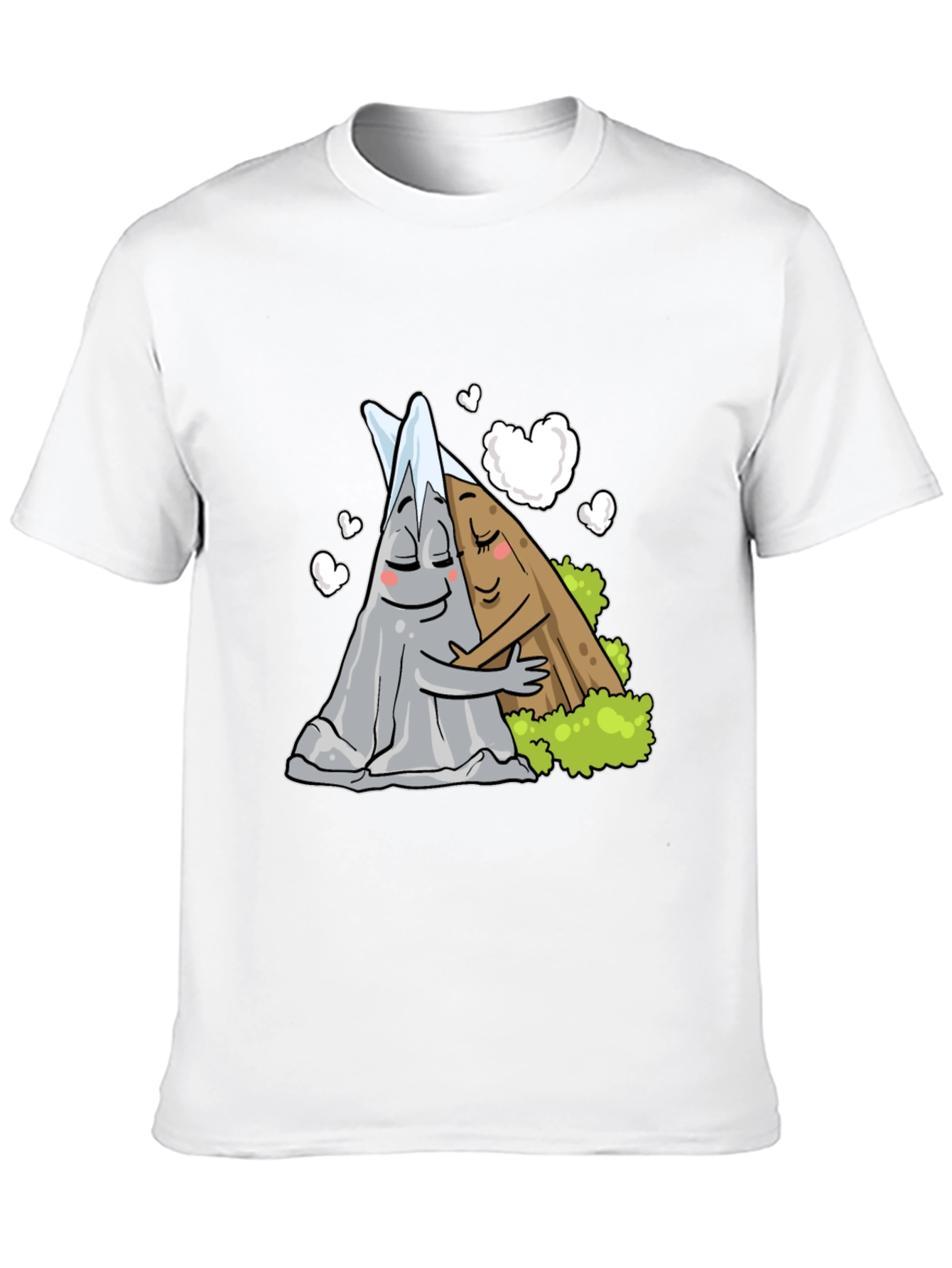 Mountain Love Graphic Tee - Black Unisex T-Shirt