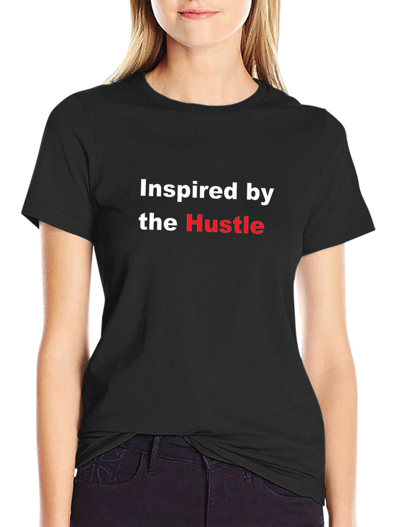 Inspired by the Hustle Black T-Shirt