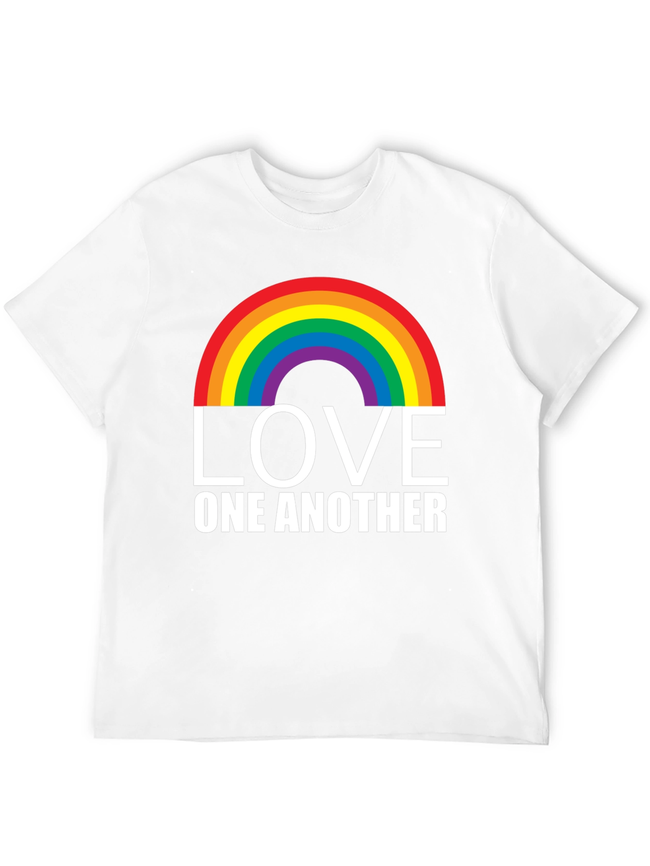 Love One Another Rainbow Graphic Tee