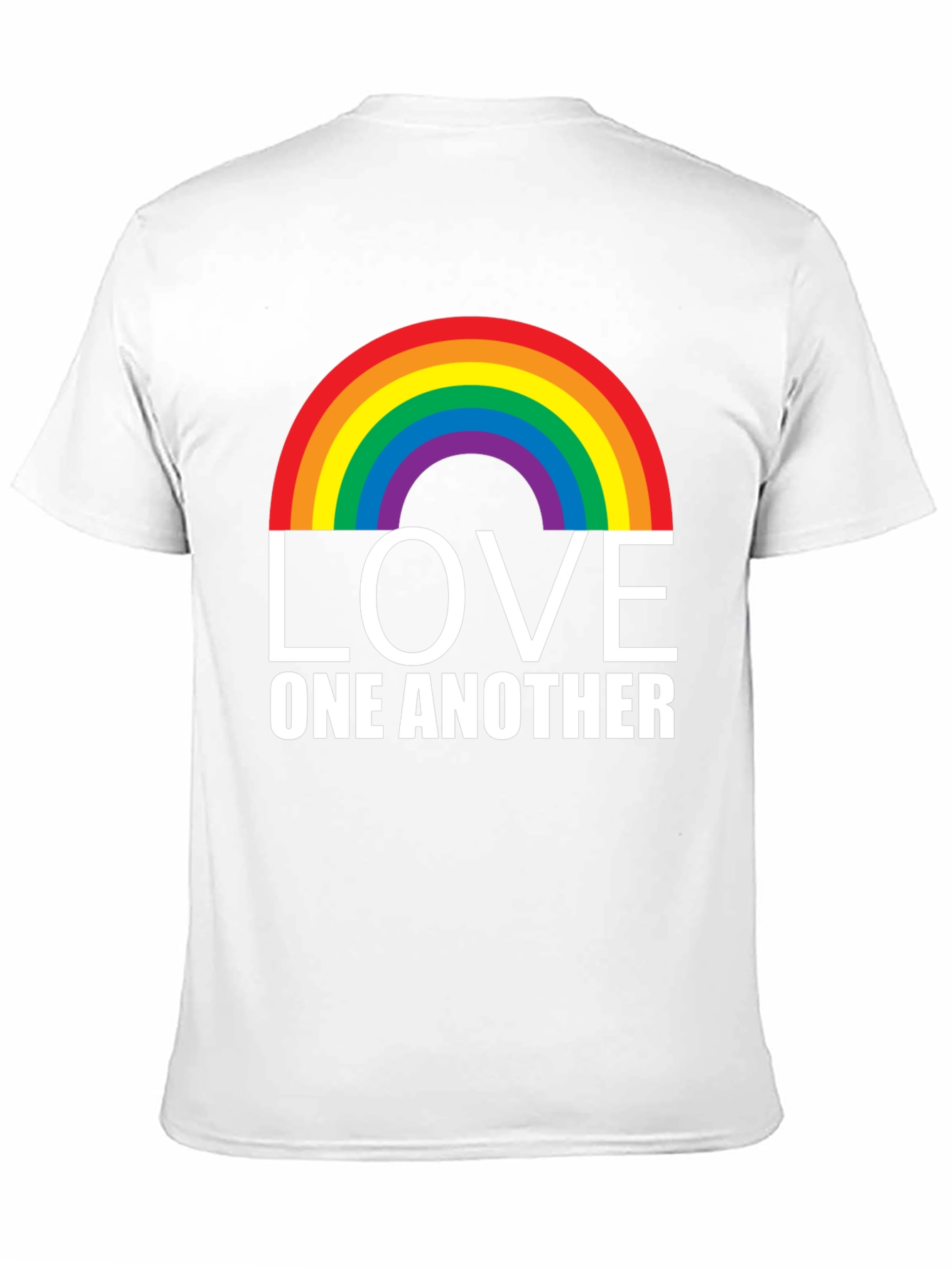 Love One Another Rainbow Graphic Tee