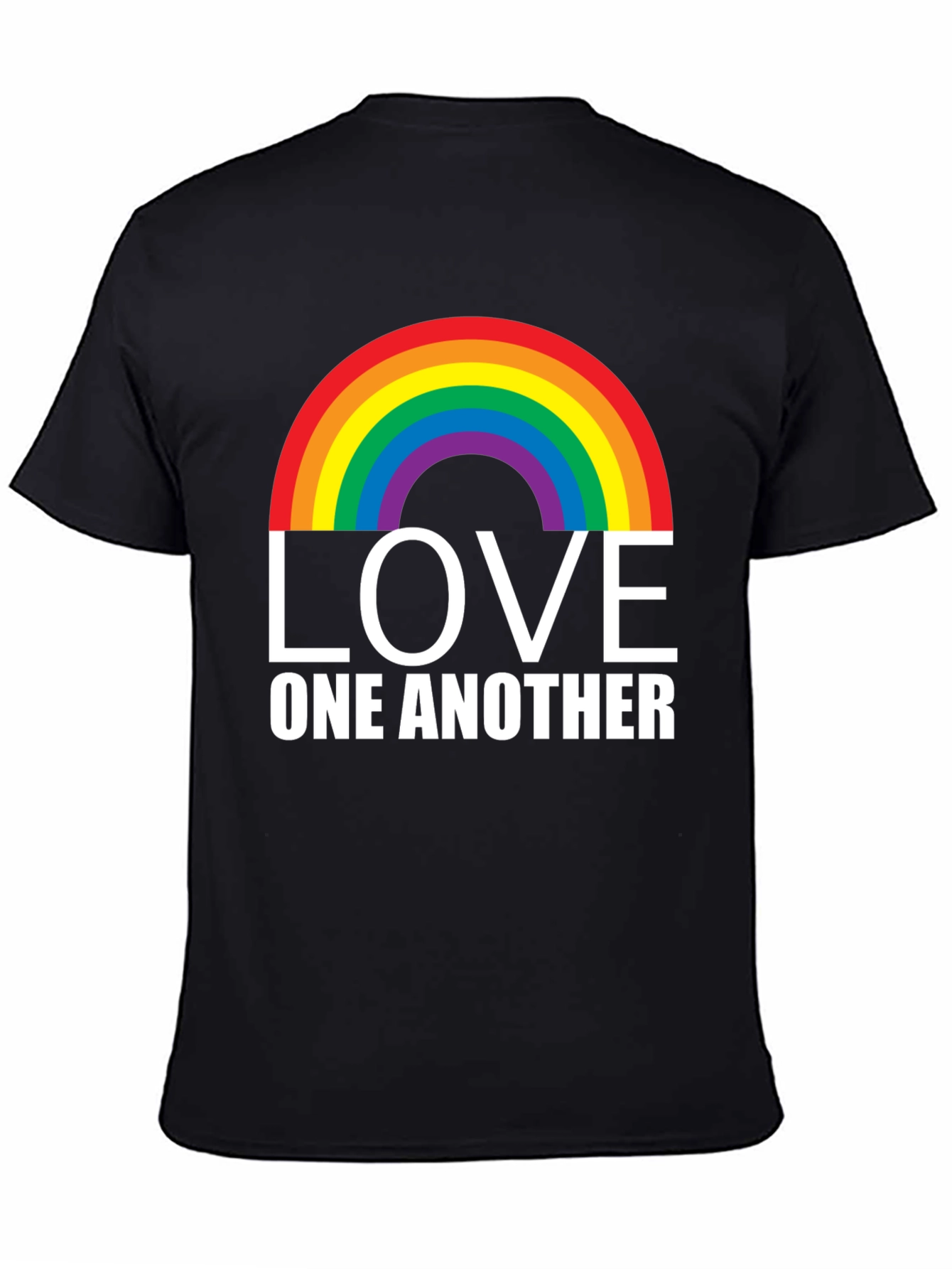Love One Another Rainbow Graphic Tee