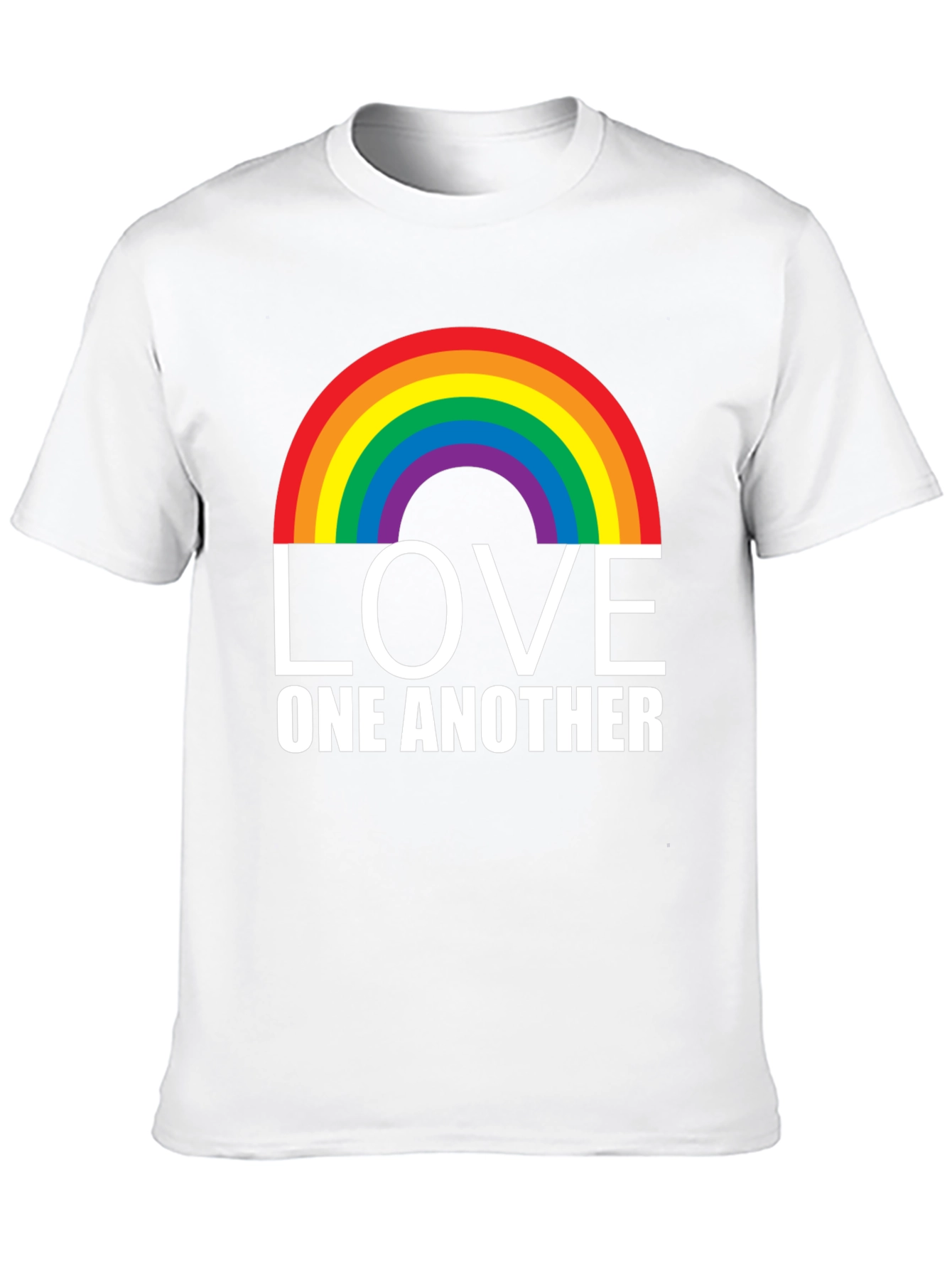 Love One Another Rainbow Graphic Tee