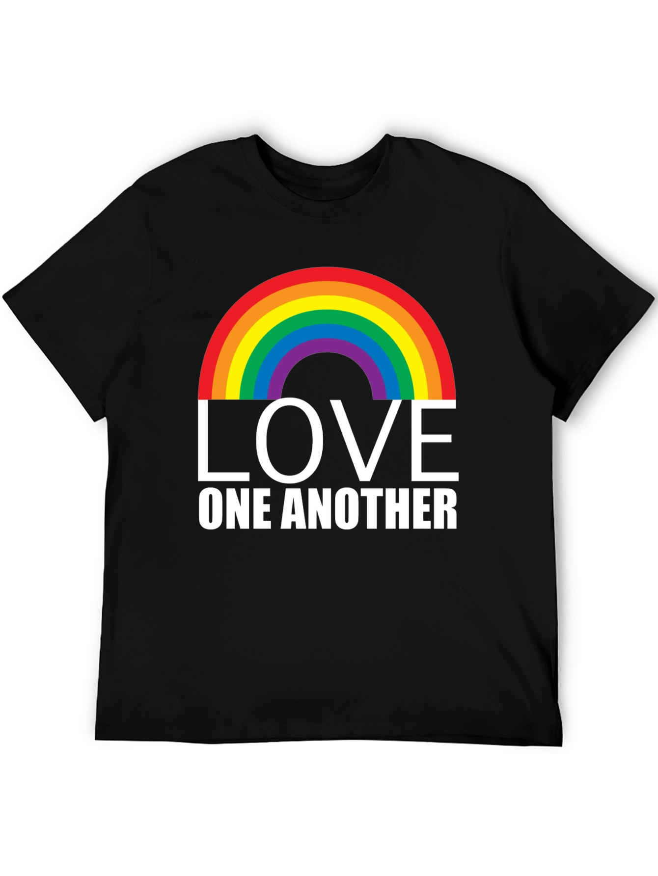 Love One Another Rainbow Graphic Tee