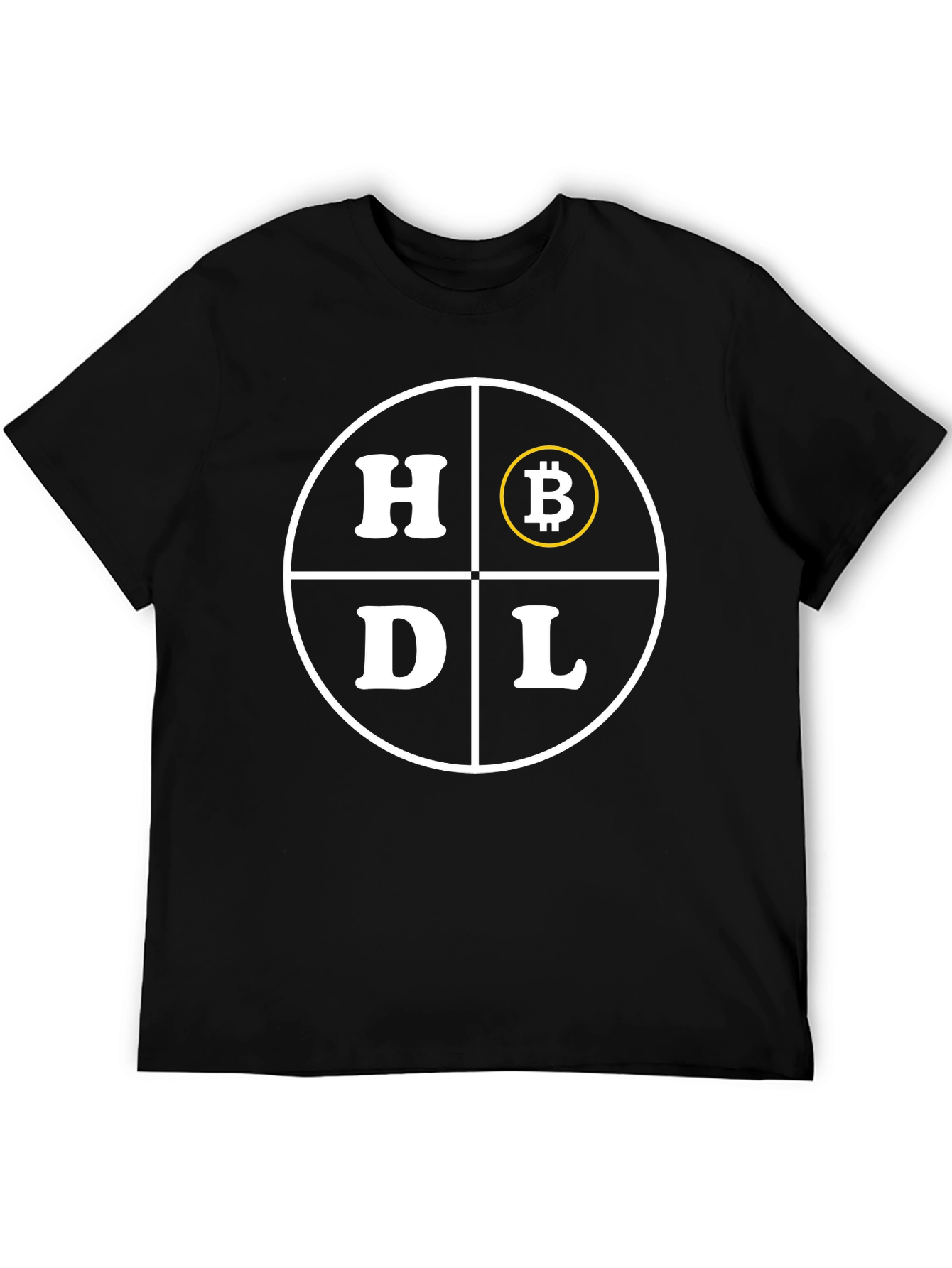 HODL Bitcoin Crypto Black T-Shirt