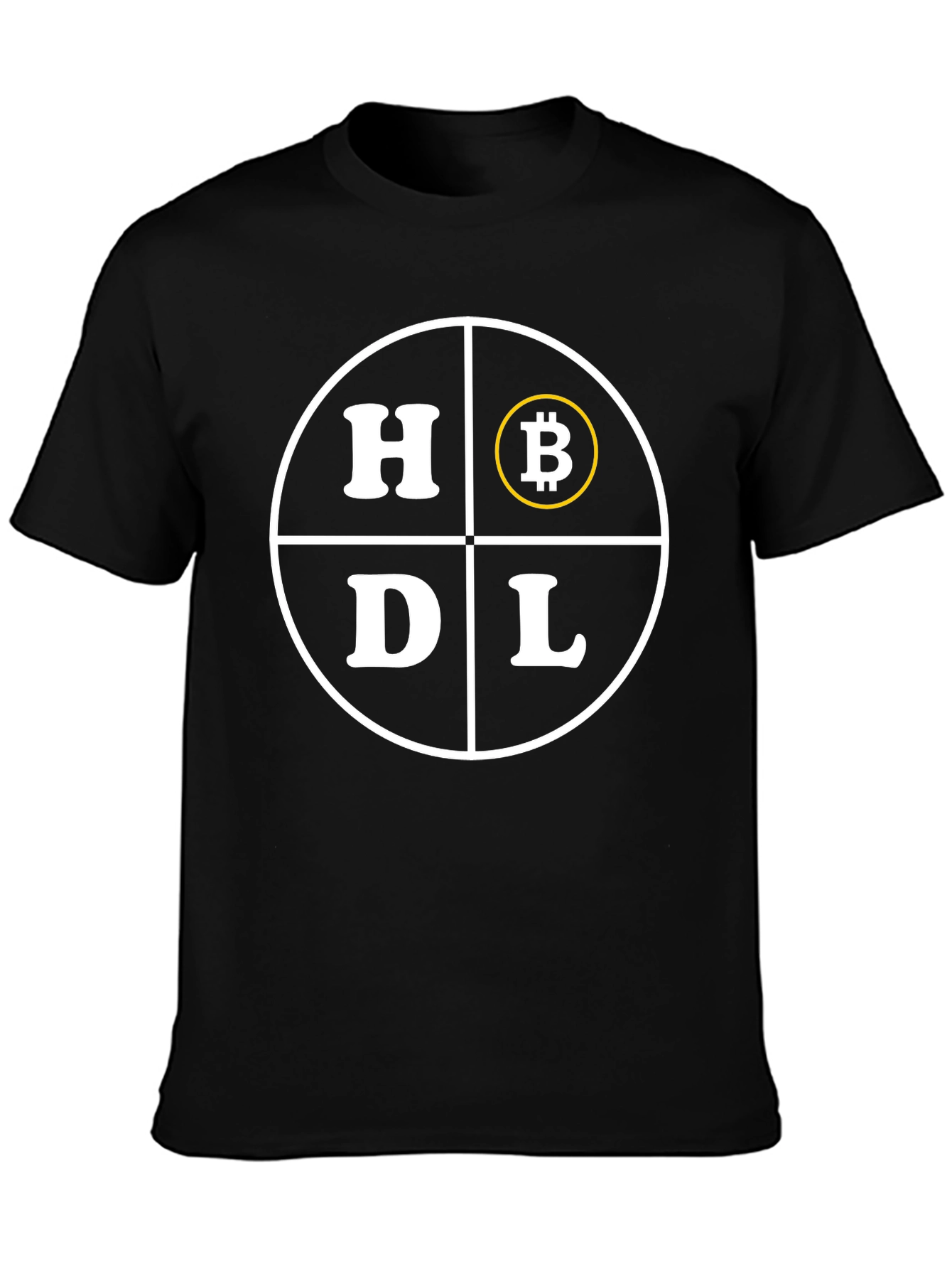 HODL Bitcoin Crypto Black T-Shirt