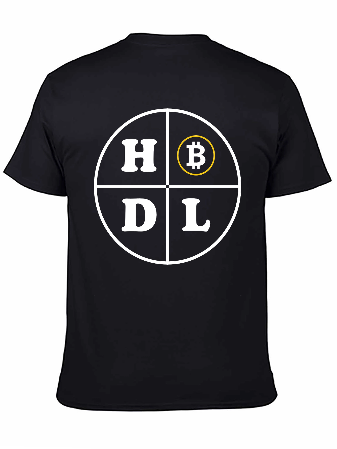 HODL Bitcoin Crypto Black T-Shirt