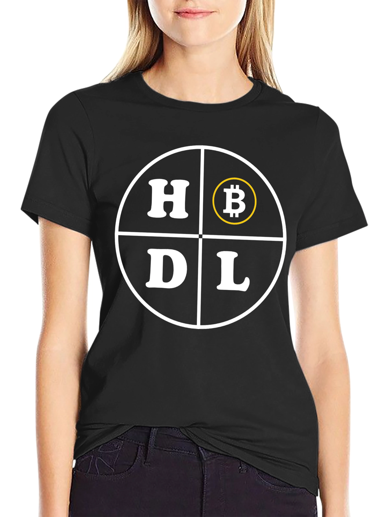 HODL Bitcoin Crypto Black T-Shirt
