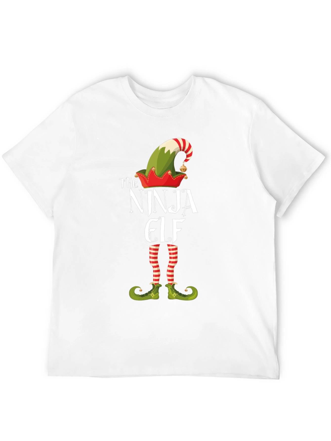 Ninja Elf Graphic T-Shirt - Holiday Fun