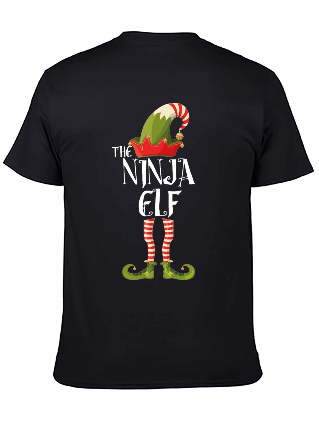 Ninja Elf Graphic T-Shirt - Holiday Fun