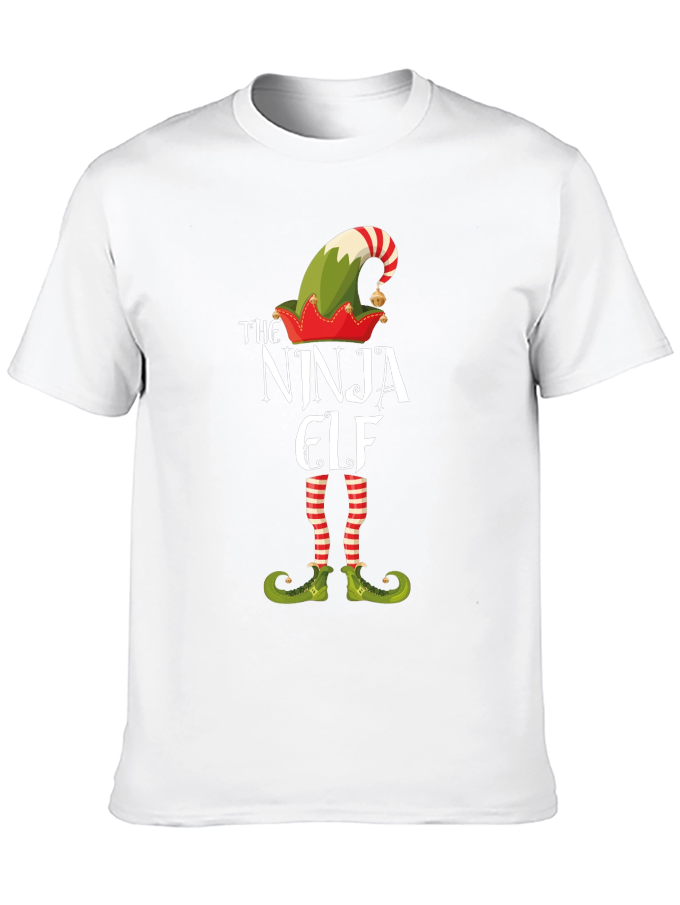 Ninja Elf Graphic T-Shirt - Holiday Fun