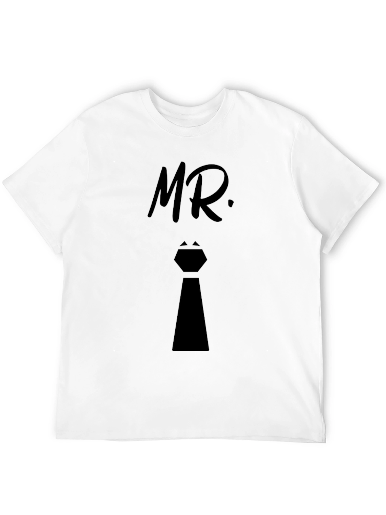 Mr. Tie Graphic Tee - Mens Black T-Shirt