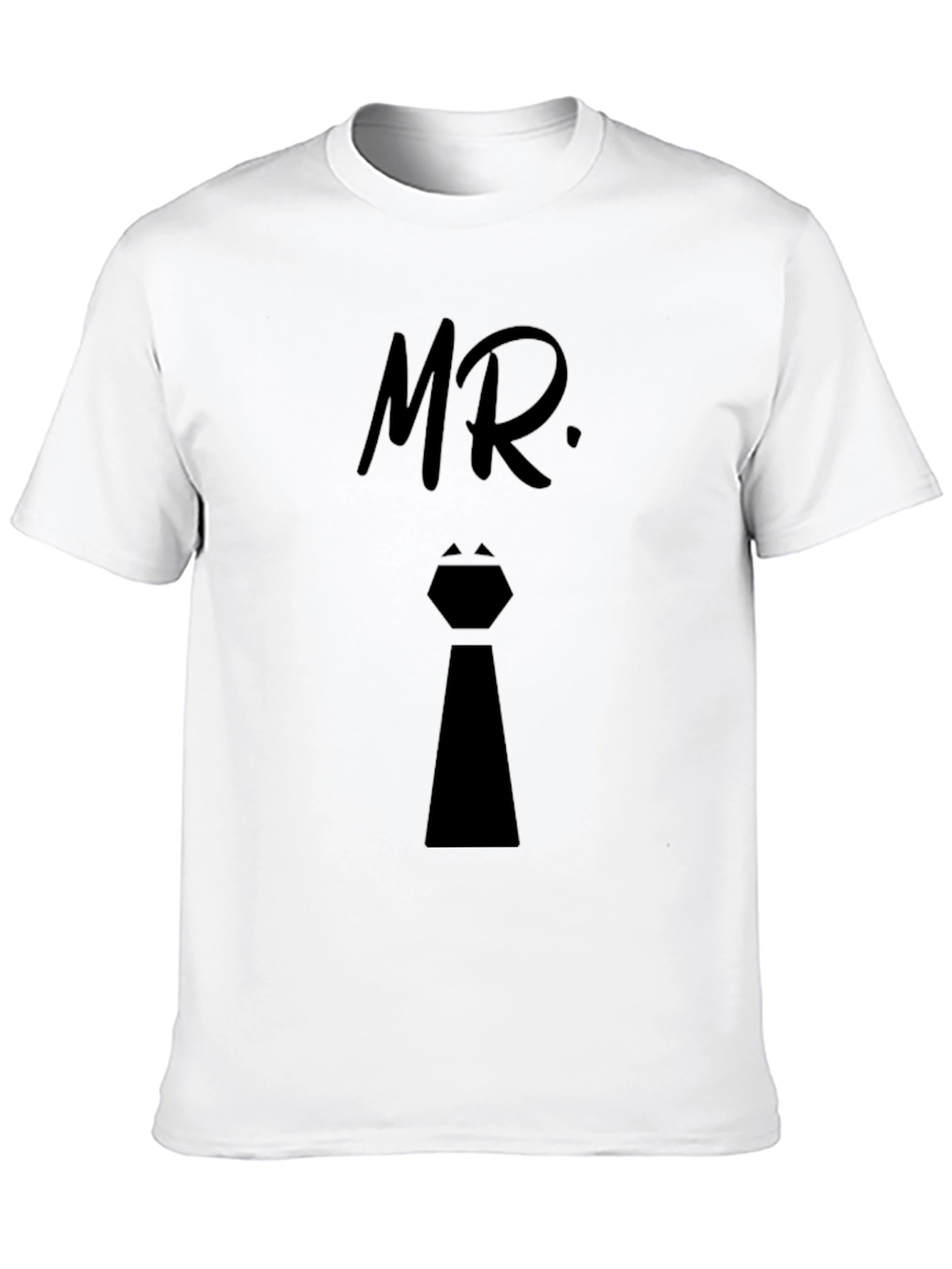 Mr. Tie Graphic Tee - Mens Black T-Shirt