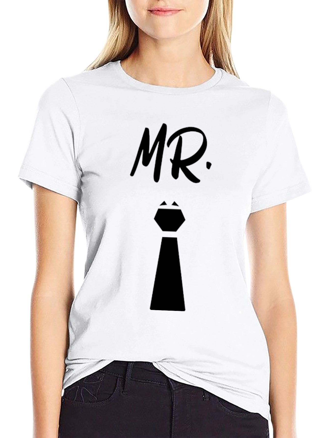 Mr. Tie Graphic Tee - Mens Black T-Shirt