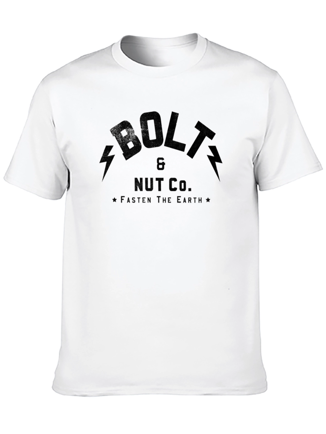 Bolt & Nut Co. Black Graphic T-Shirt