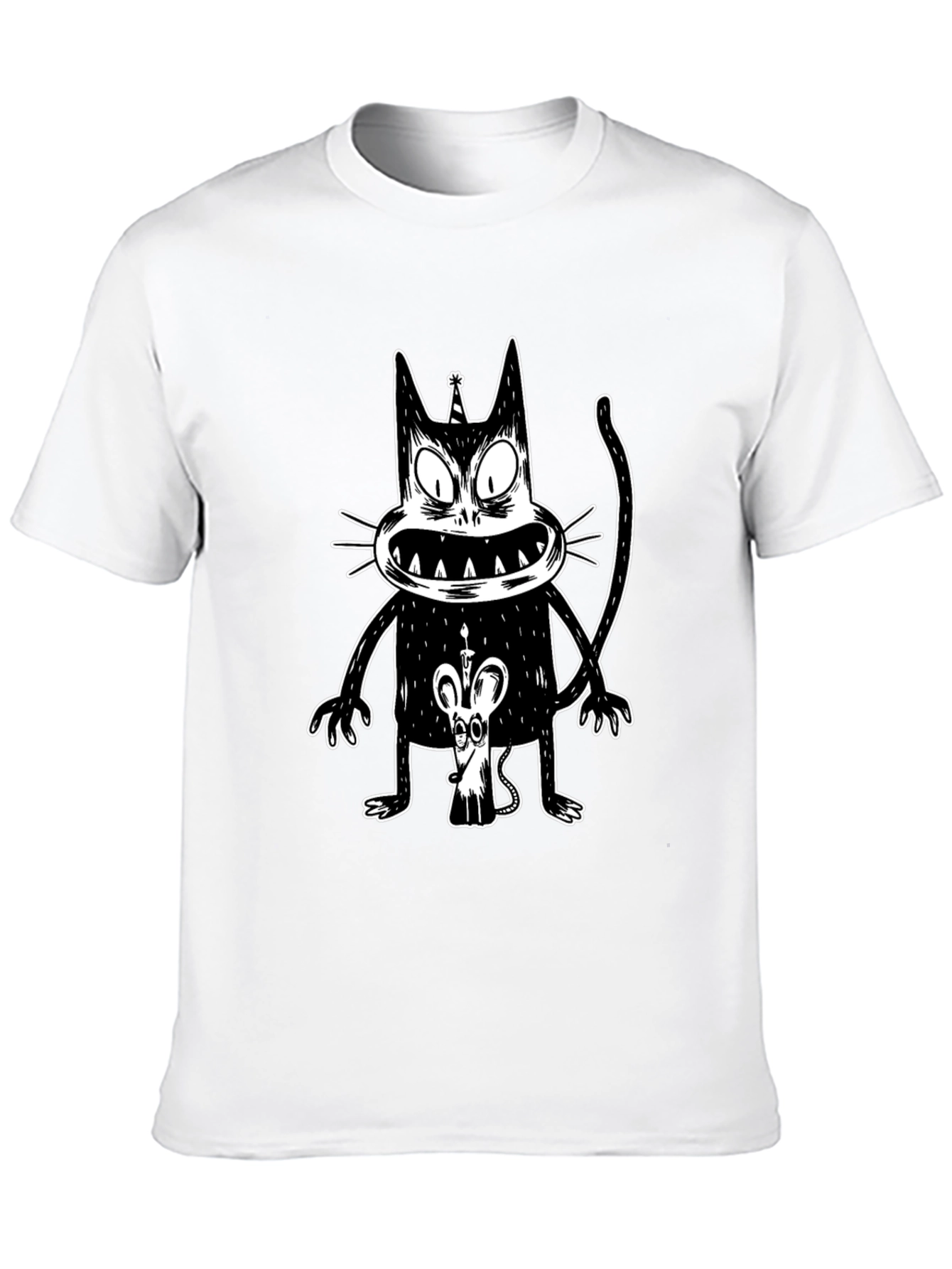 Creepy Cat Birthday Tee