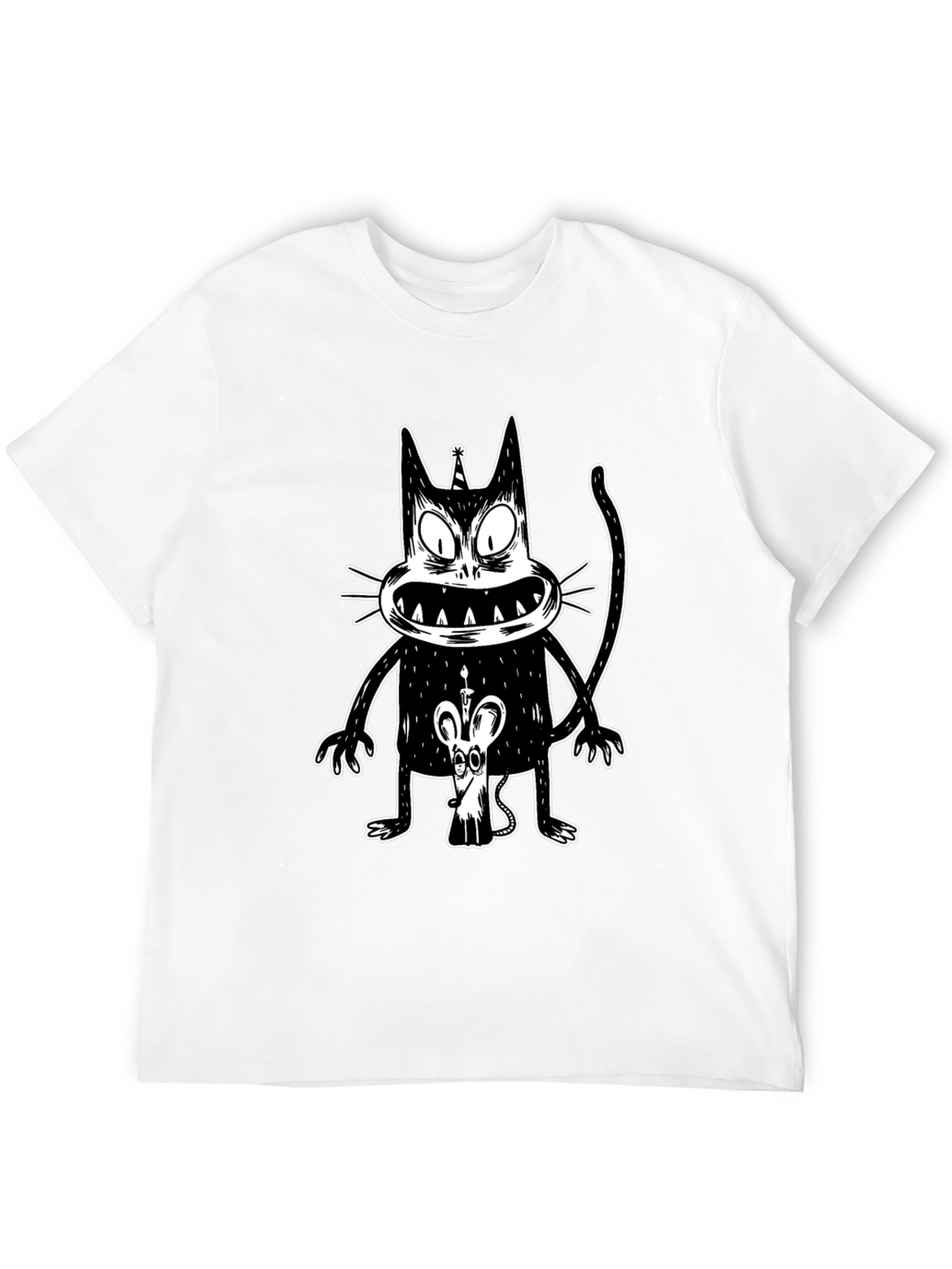 Creepy Cat Birthday Tee