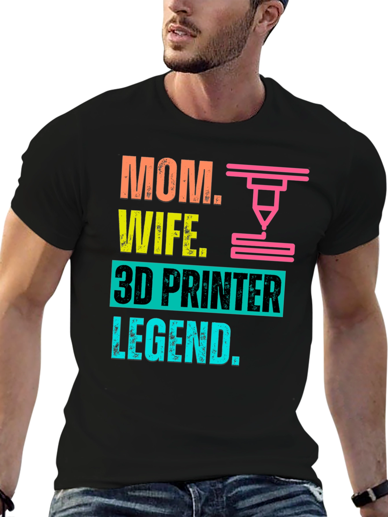 Mom Wife 3D Printer Legend T-Shirt