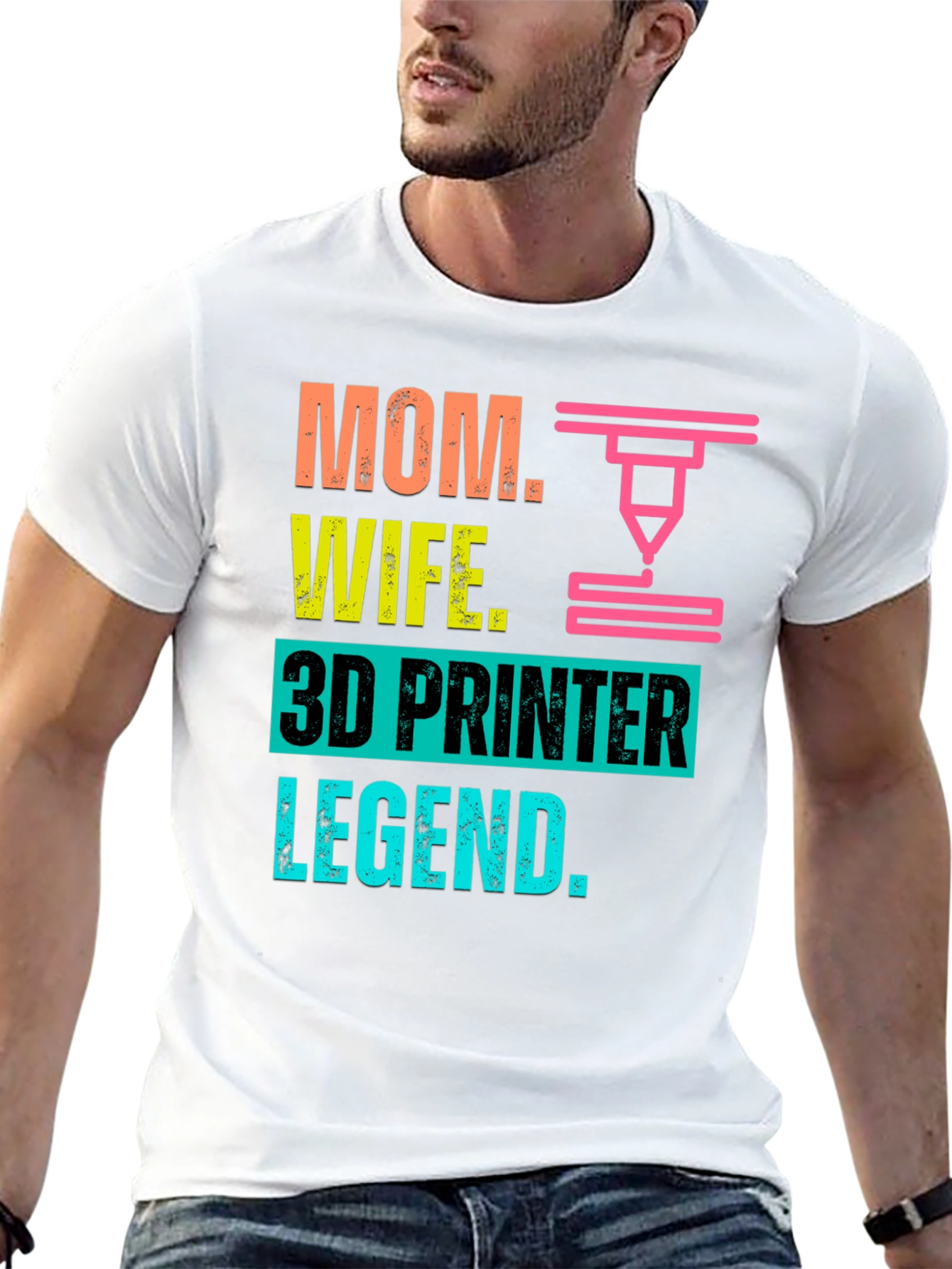 Mom Wife 3D Printer Legend T-Shirt