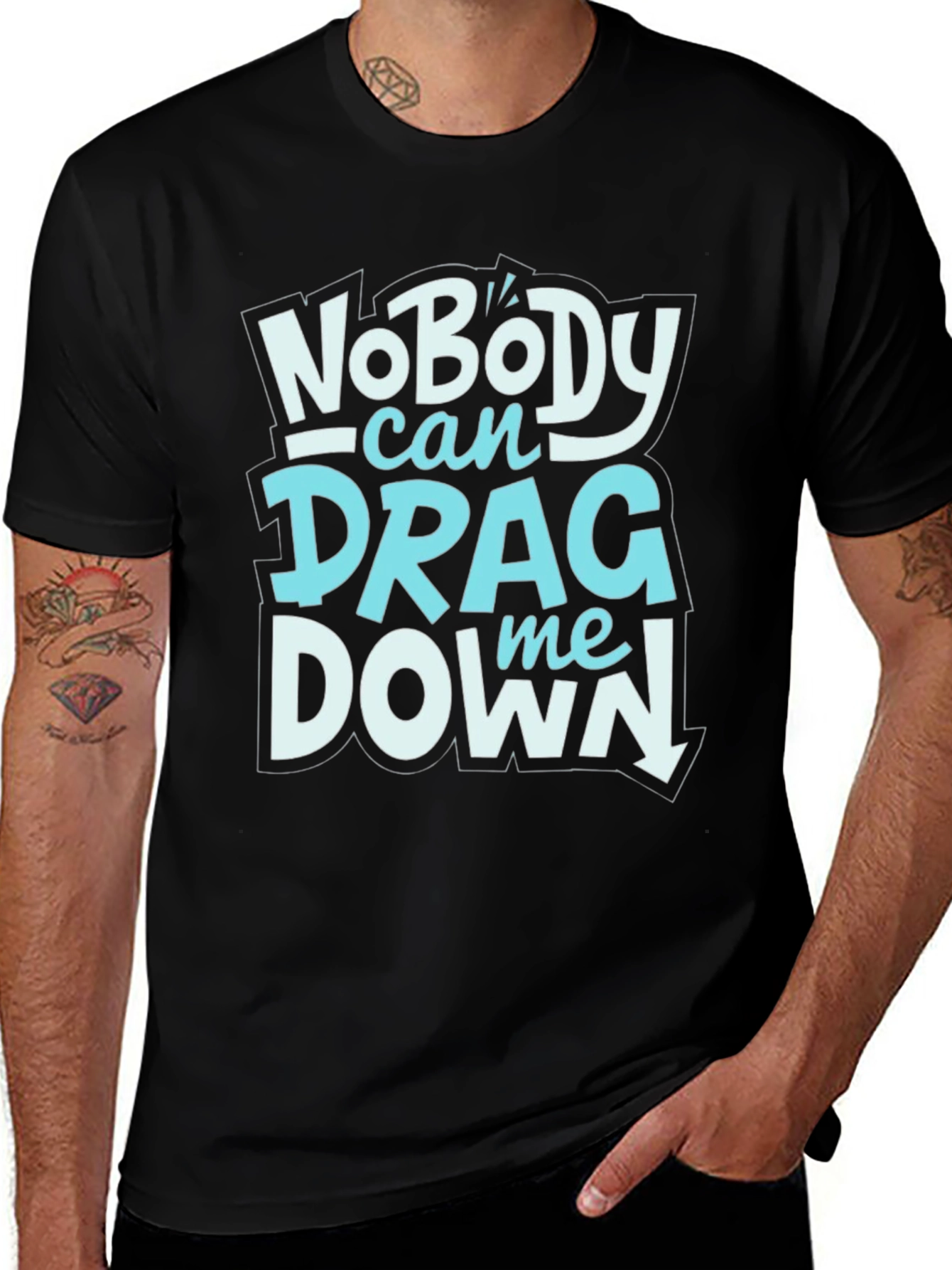 Nobody Can Drag Me Down Graphic Tee