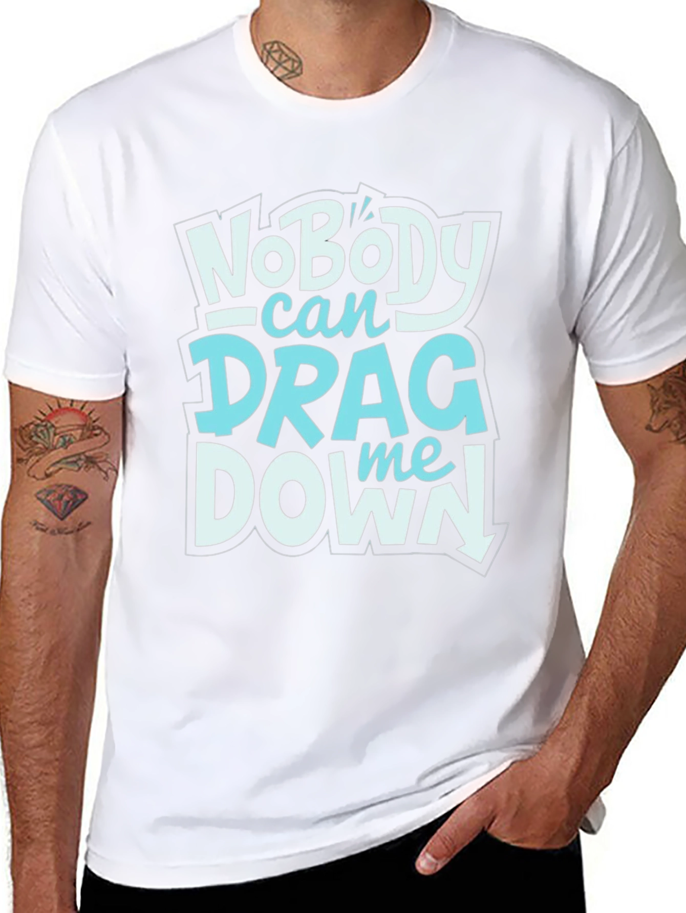Nobody Can Drag Me Down Graphic Tee