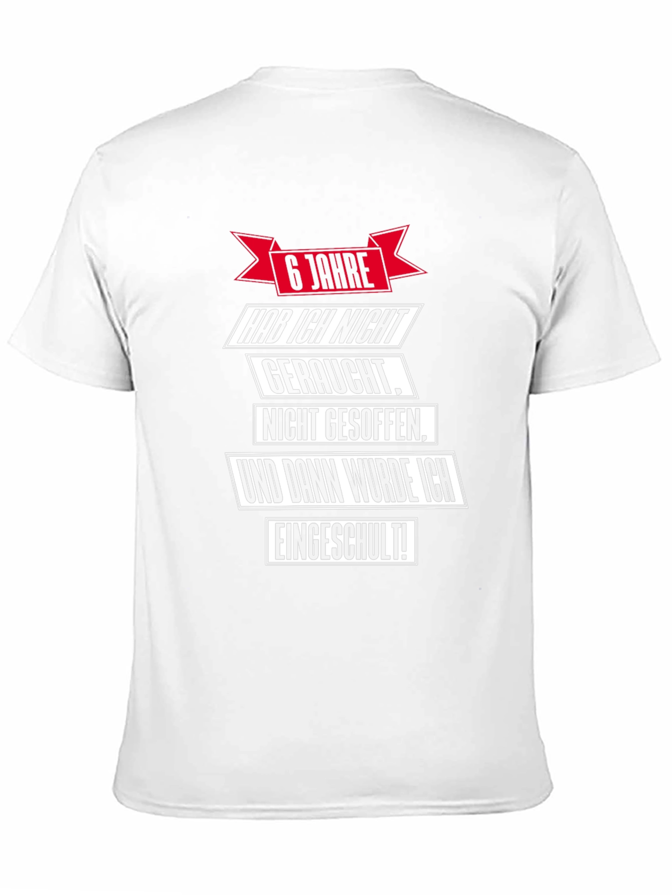 Funny 6 Jahre T-Shirt - School Enrollment Gift