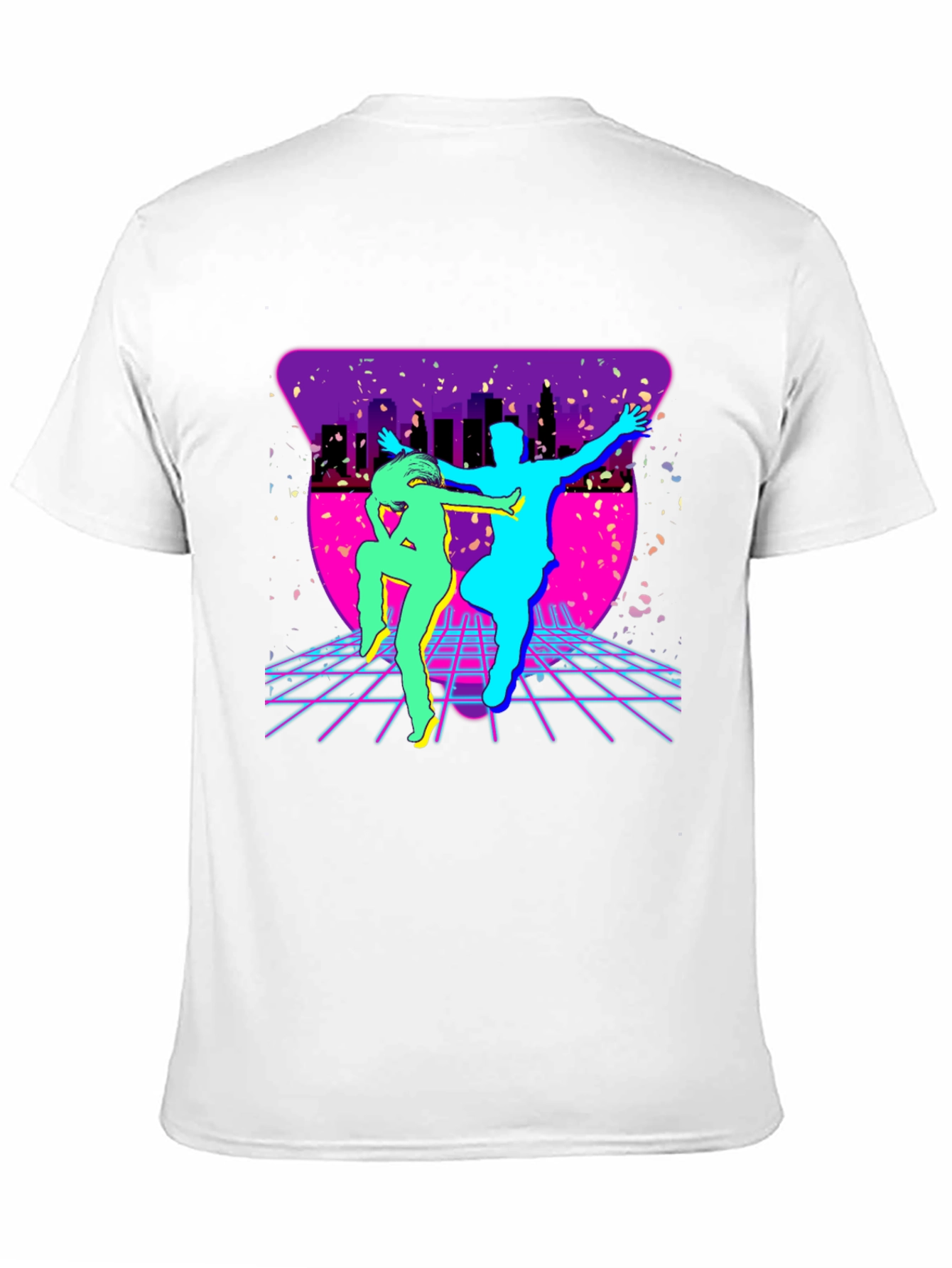 Retro 80s Dance T-Shirt - Synthwave Party Tee