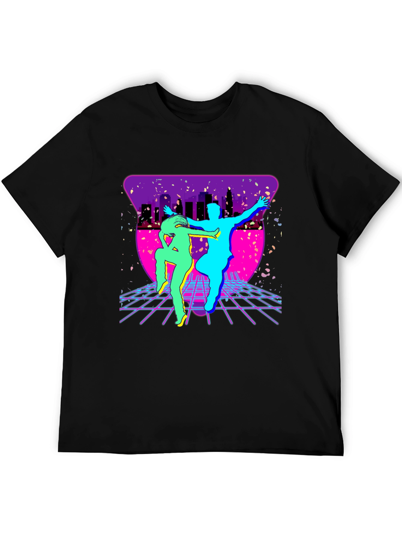 Retro 80s Dance T-Shirt - Synthwave Party Tee