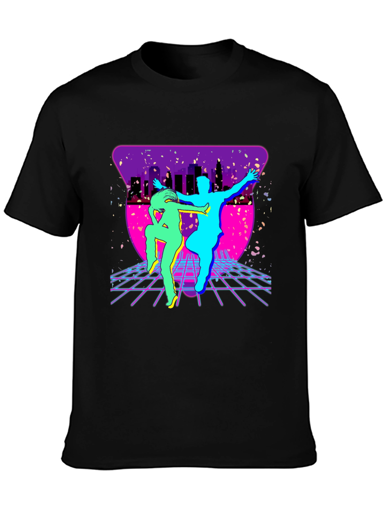 Retro 80s Dance T-Shirt - Synthwave Party Tee