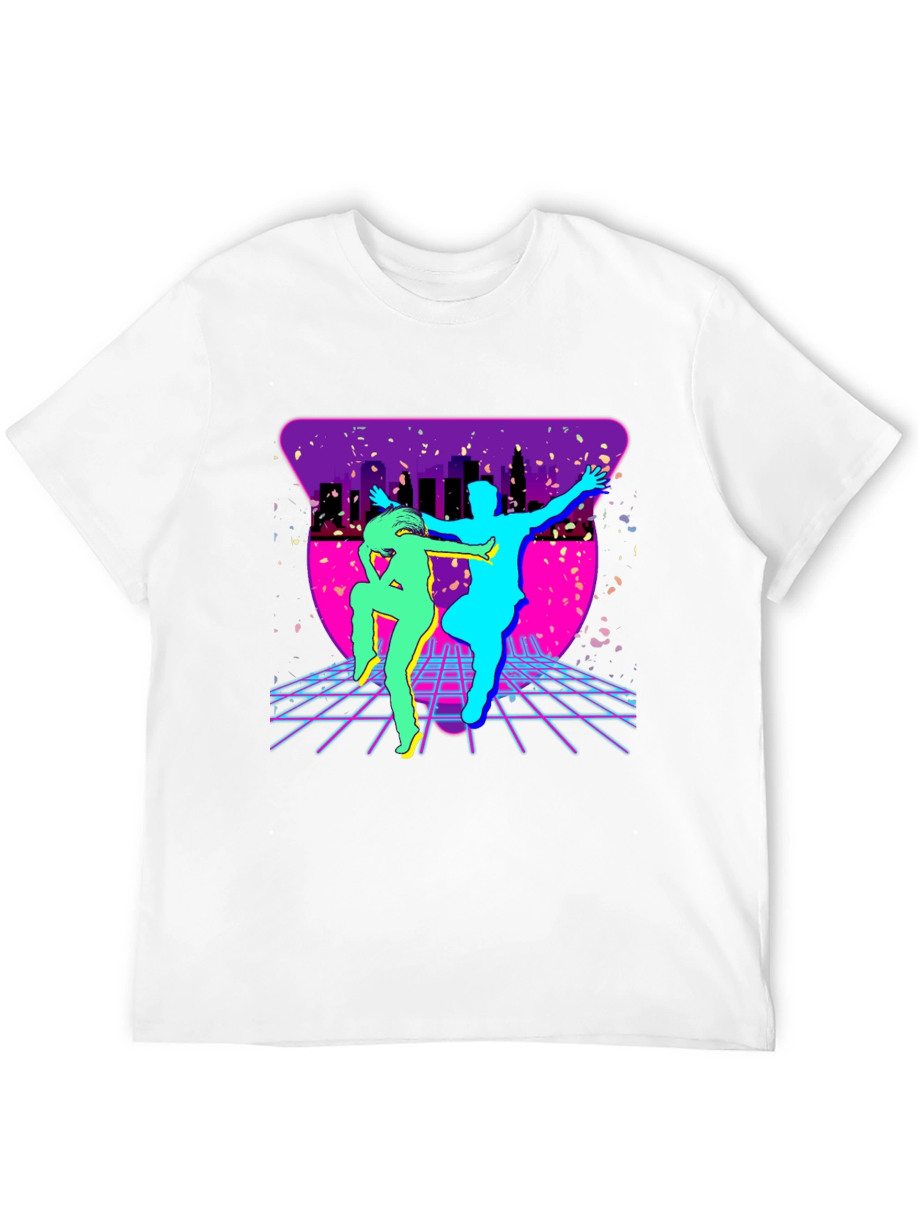 Retro 80s Dance T-Shirt - Synthwave Party Tee