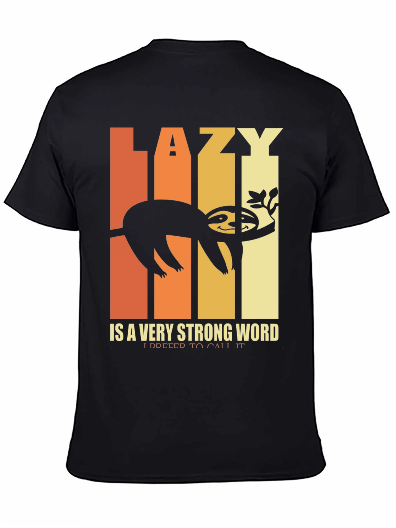 Lazy Sloth Graphic T-Shirt - Funny and Relaxed Style