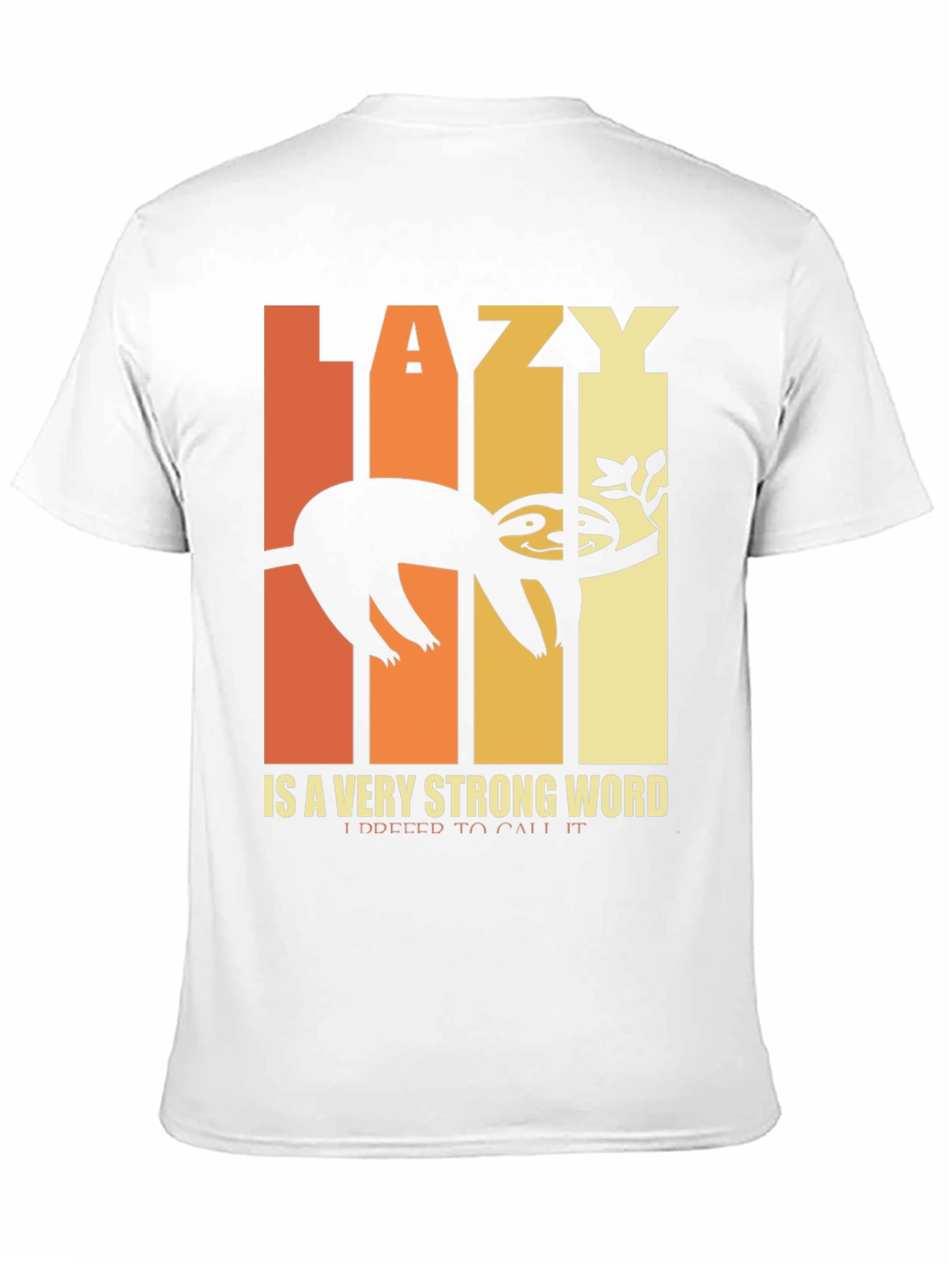 Lazy Sloth Graphic T-Shirt - Funny and Relaxed Style