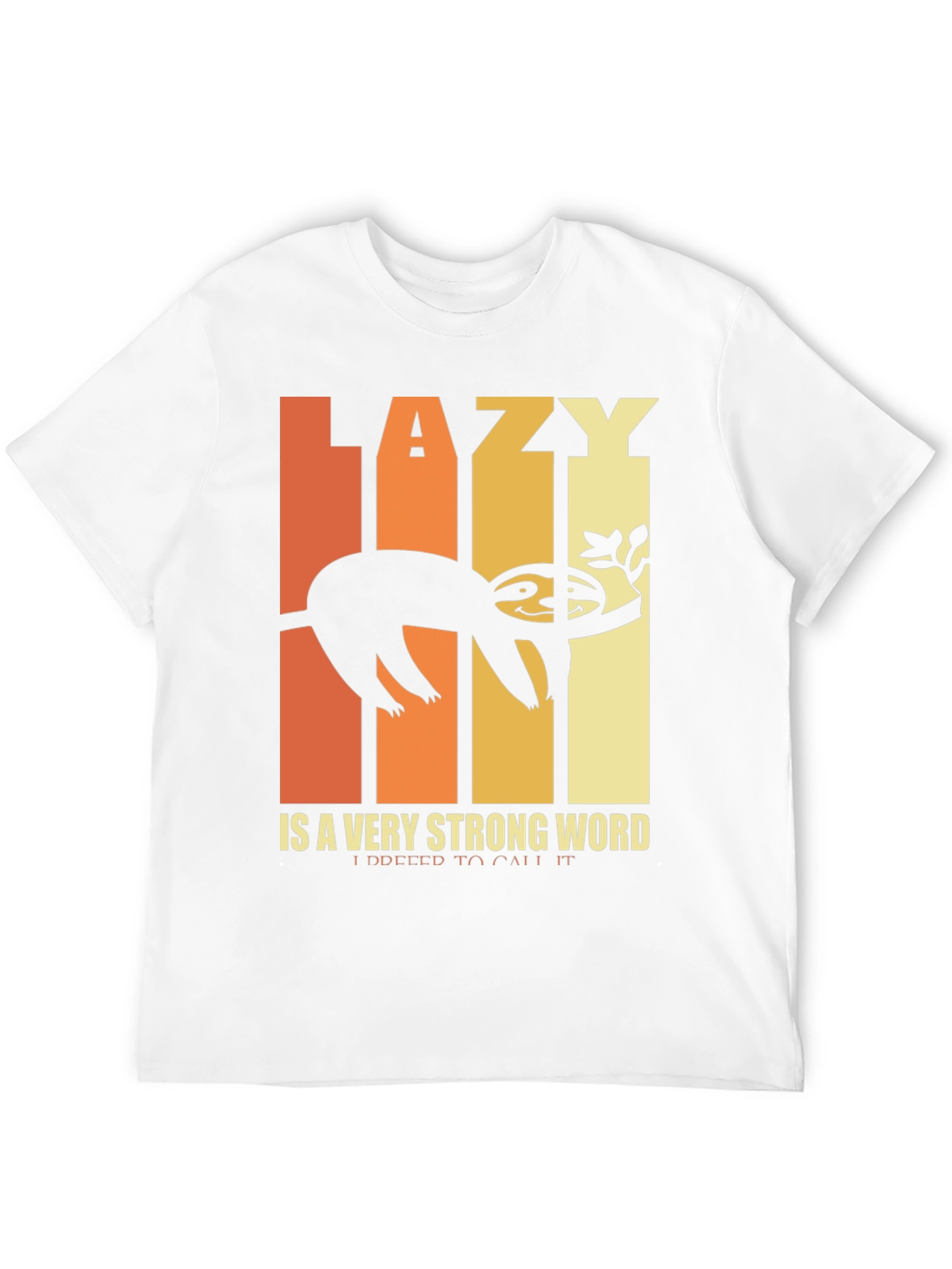 Lazy Sloth Graphic T-Shirt - Funny and Relaxed Style