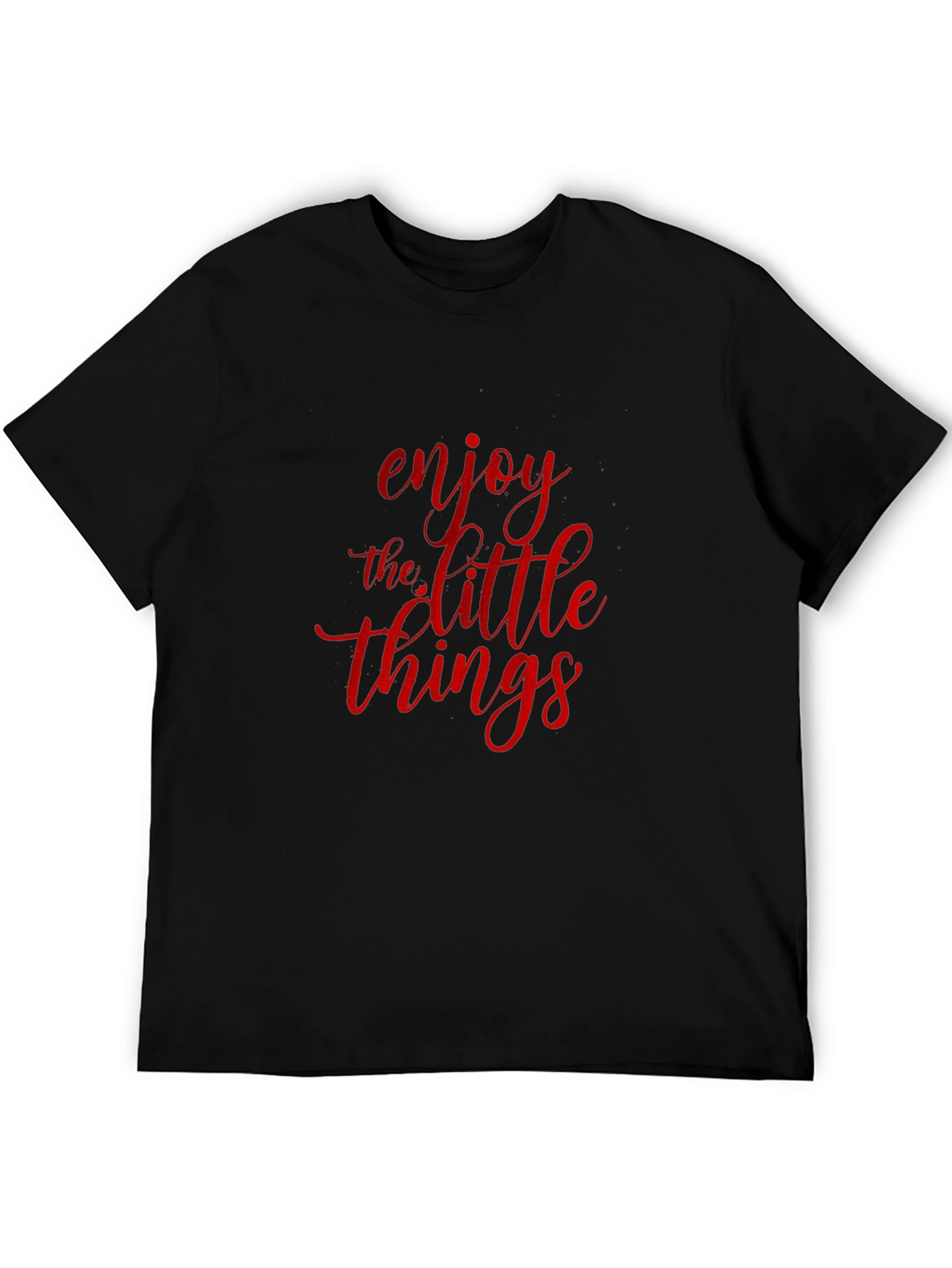 Enjoy The Little Things Black T-Shirt