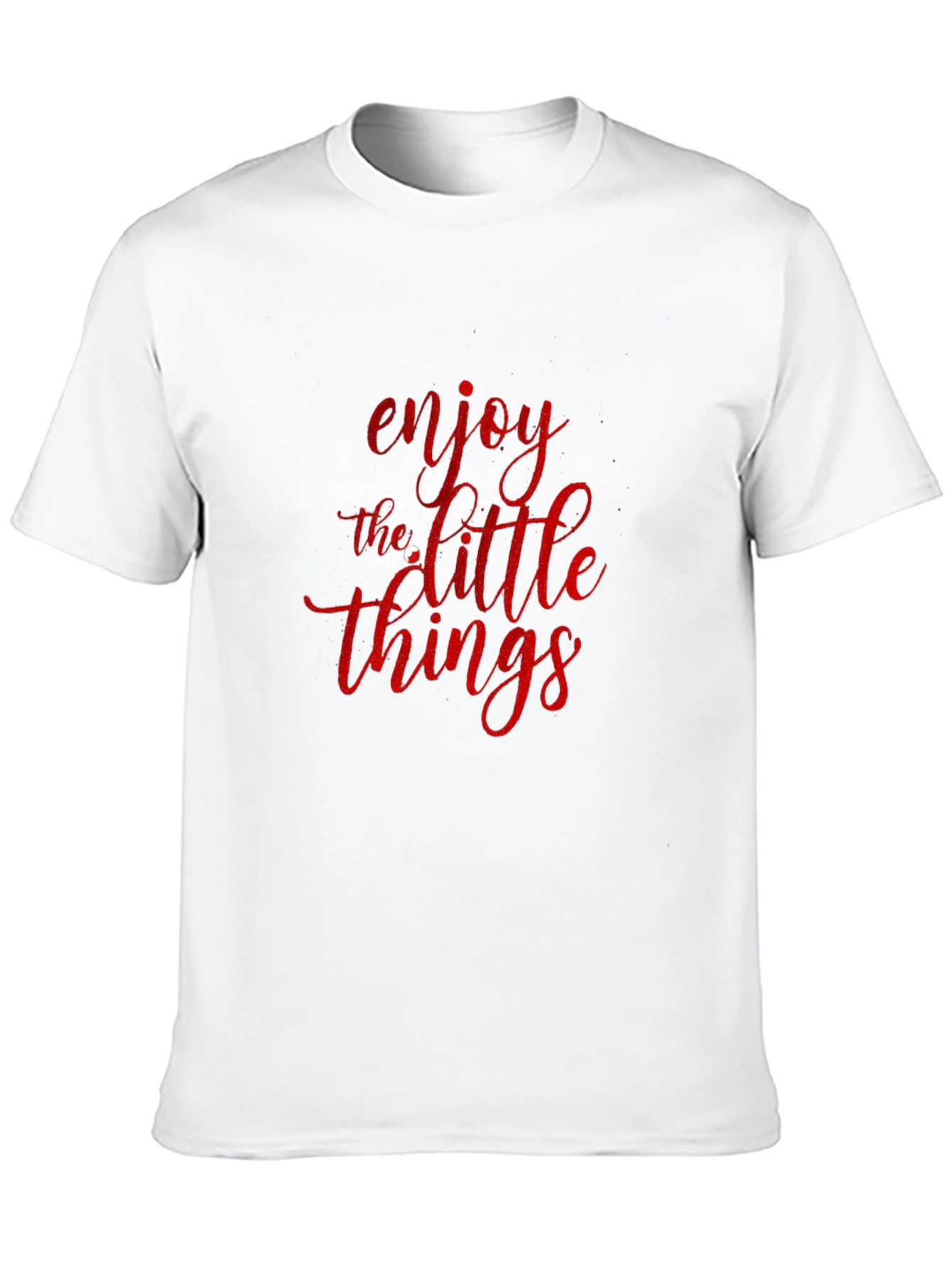 Enjoy The Little Things Black T-Shirt