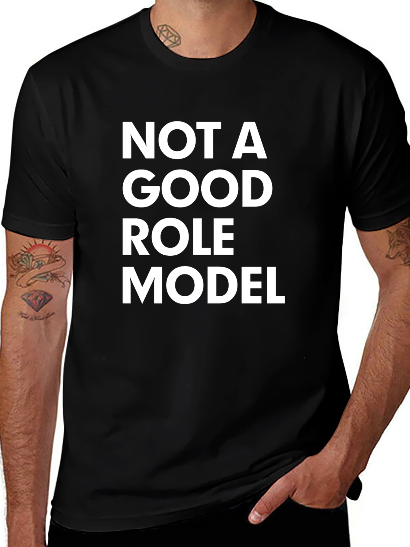 Not A Good Role Model - Funny Graphic Tee